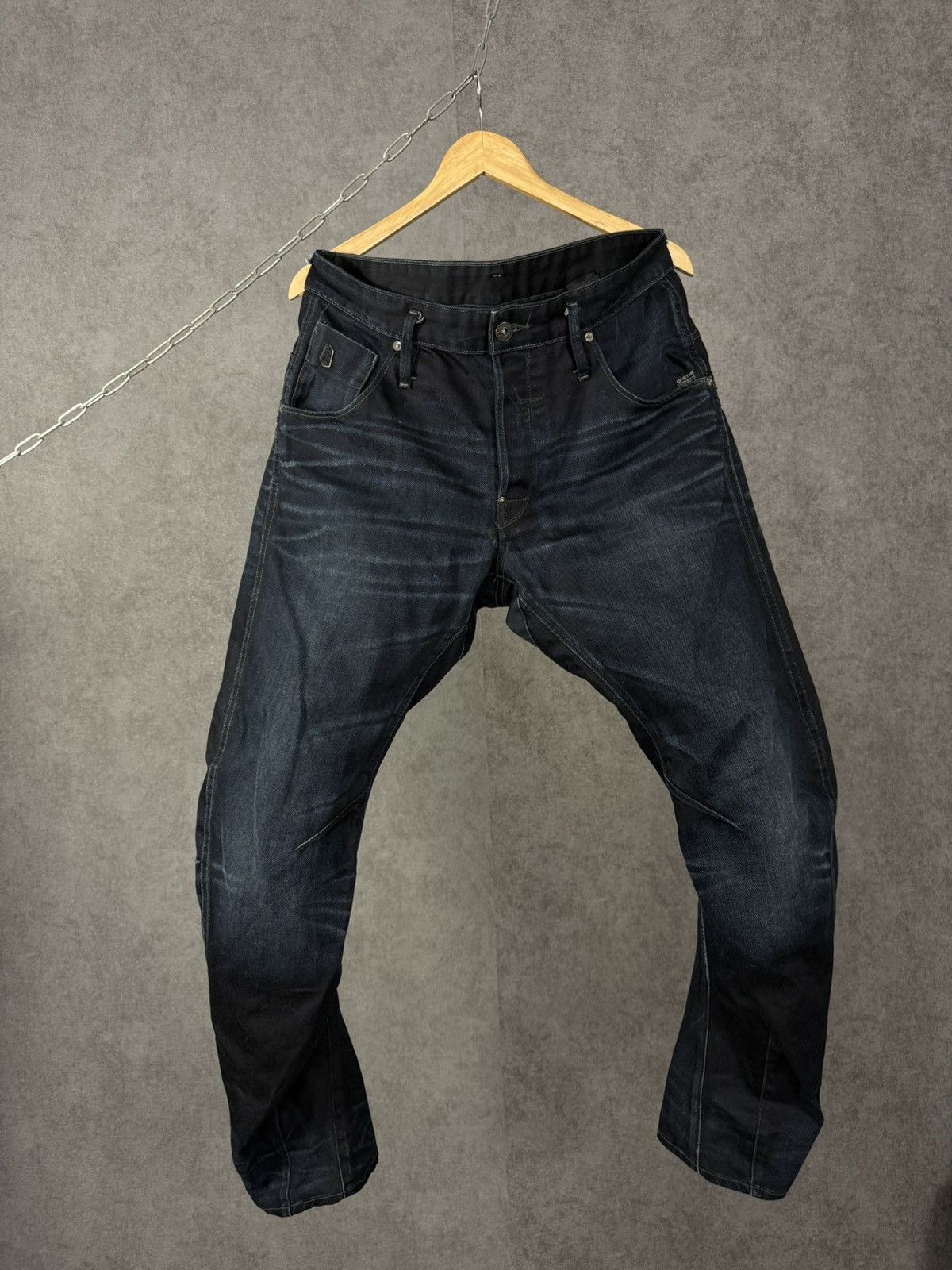 G-Star G Star Raw asymmetric designer jeans Size US 36 / EU 52 - 1 Thumbnail
