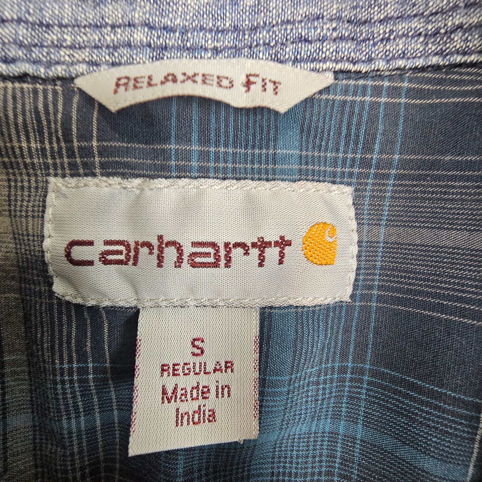 Carhartt Carhartt Mens Plaid Snap Front Shirt Size S Gorpcore Work Size US S / EU 44-46 / 1 - 6 Thumbnail
