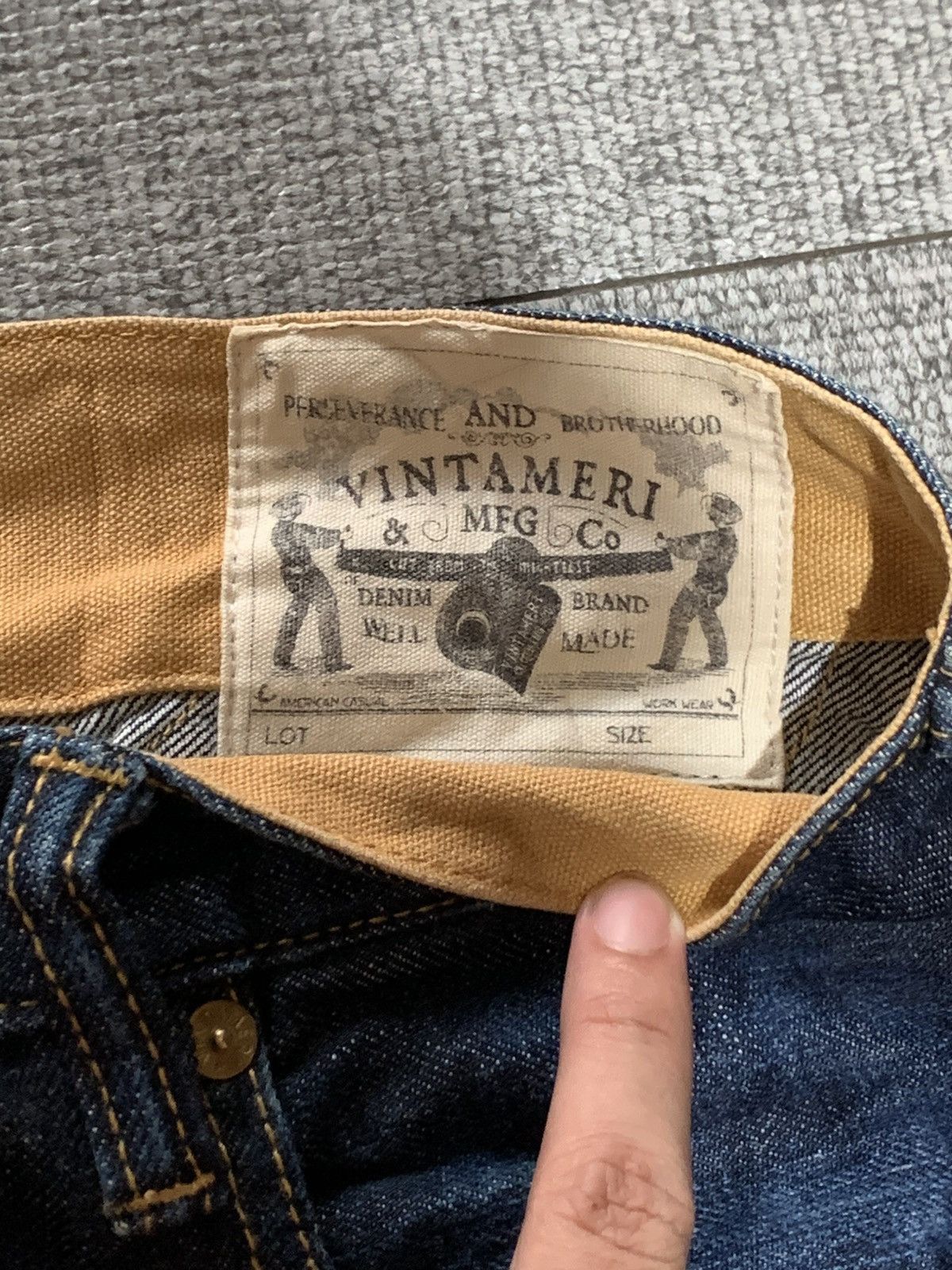 Other Selvedge Vintameri & MFG Co. Denim Jeans Size US 32 / EU 48 - 11 Thumbnail