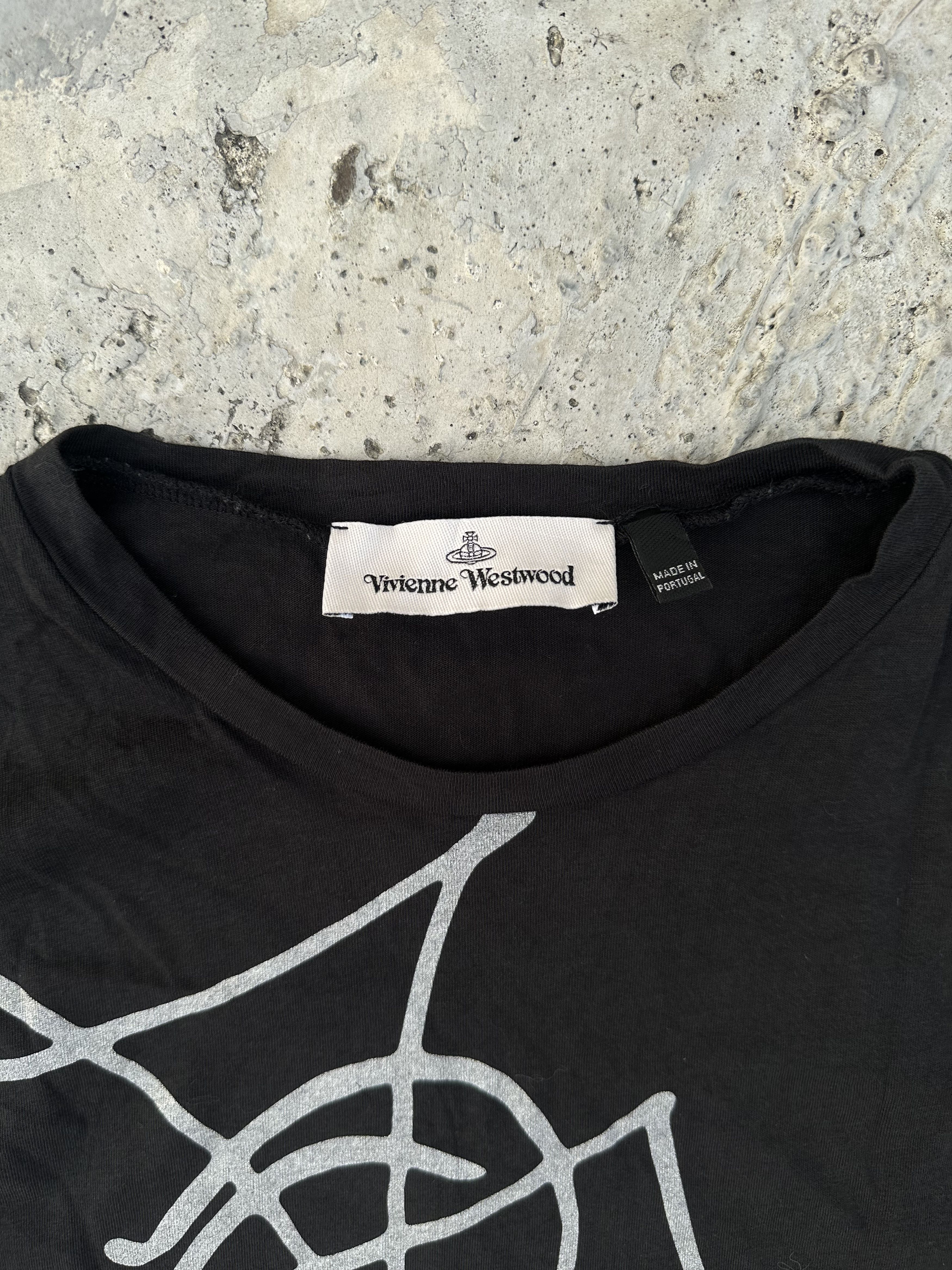 Vivienne Westwood 💶Vivienne Westwood Scribble Orb Logo Tee Size US L / EU 52-54 / 3 - 5 Thumbnail