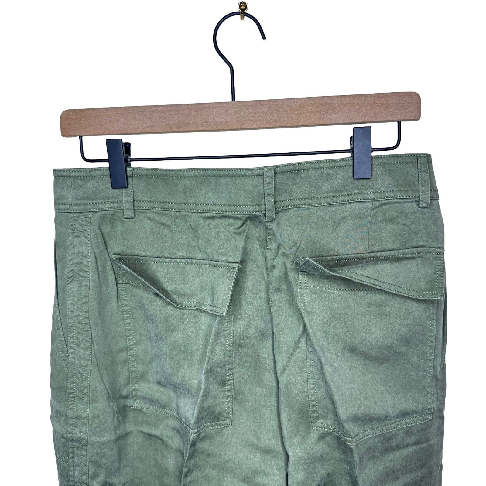 J.Crew J.CREW Drapey viscos blend twill pant Surplus Green Size 28" / US 6 / IT 42 - 4 Thumbnail