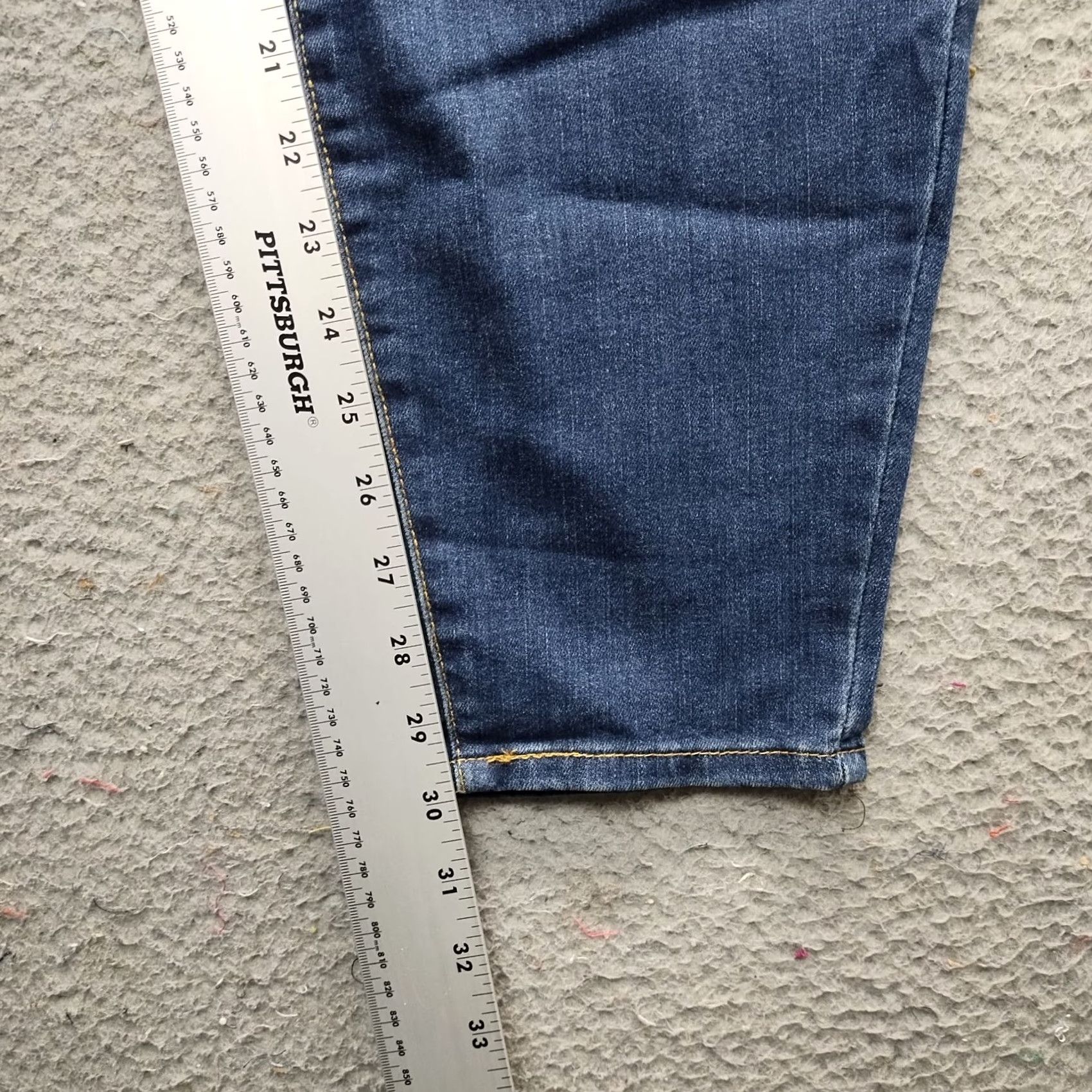 Levi's Levi's Signature Jeans Womens 28W Blue Denim Mid Rise Skinny Leg Jeans Size 28" / US 6 / IT 42 - 5 Thumbnail