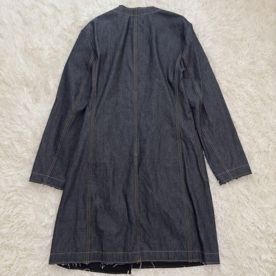 Yohji Yamamoto yohji yamamoto pour homme S'YTE cut-off design denim coat Size US L / EU 52-54 / 3 - 3 Thumbnail