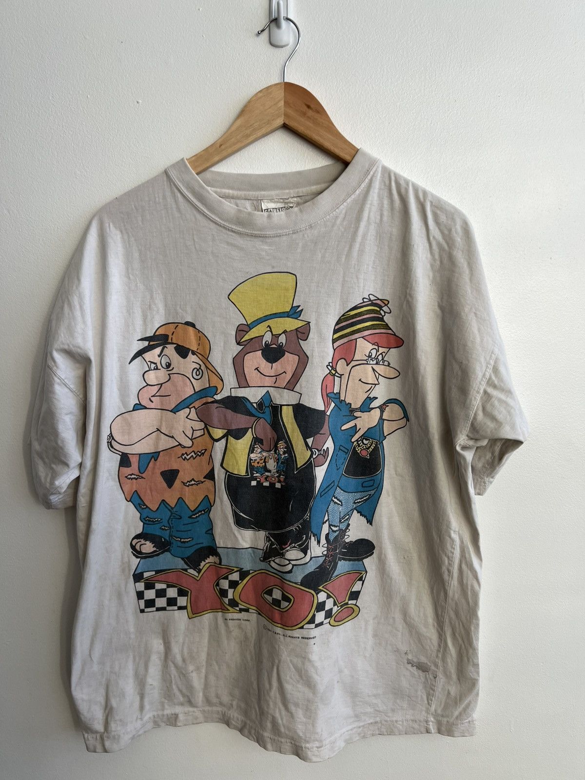 Cartoon Network × Vintage Vintage 1994 Cartoon Network Flintstones Movie Tee XL Size US XL / EU 56 / 4 - 3 Thumbnail