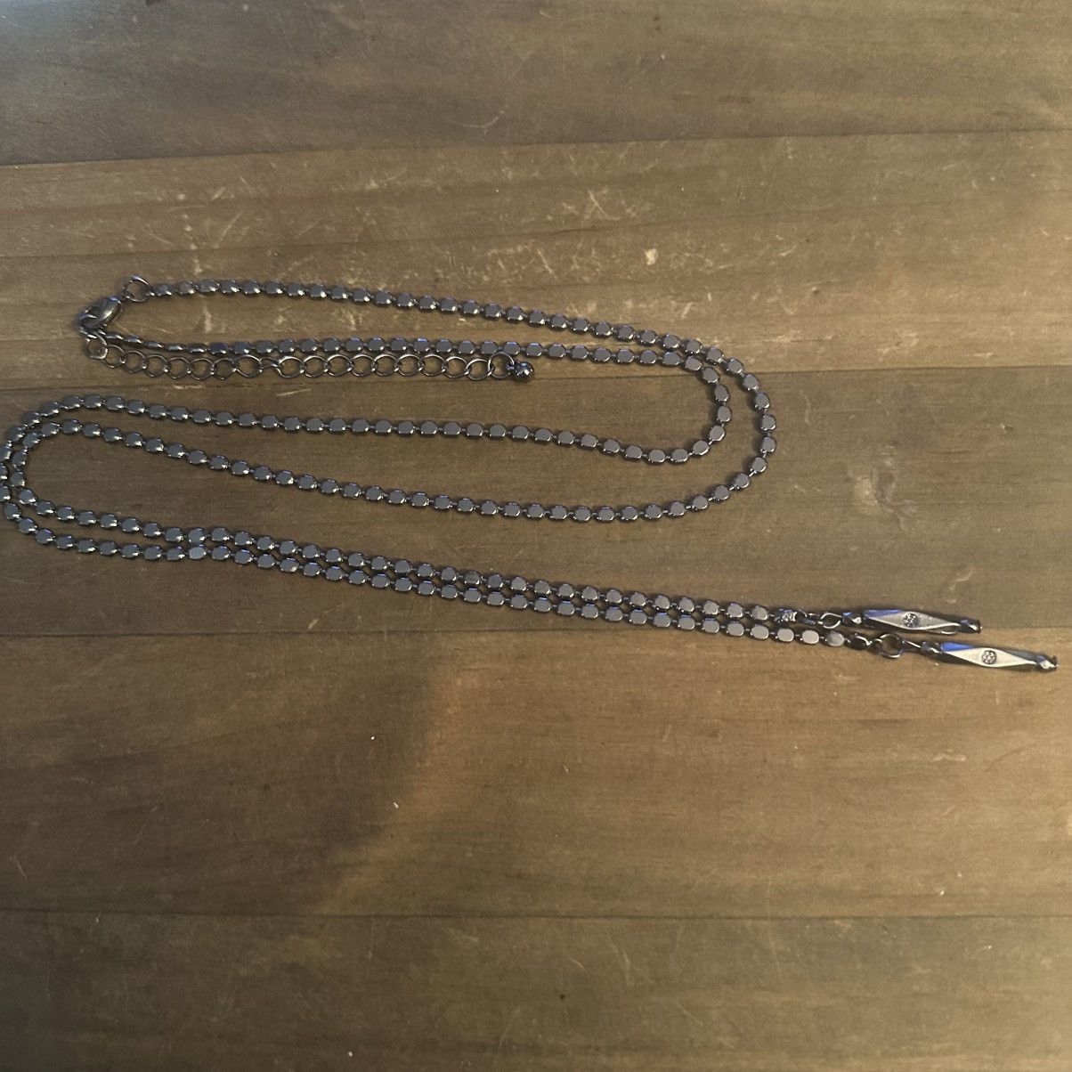 Other Gunmetal dot chain Y necklace Size ONE SIZE - 2 Thumbnail