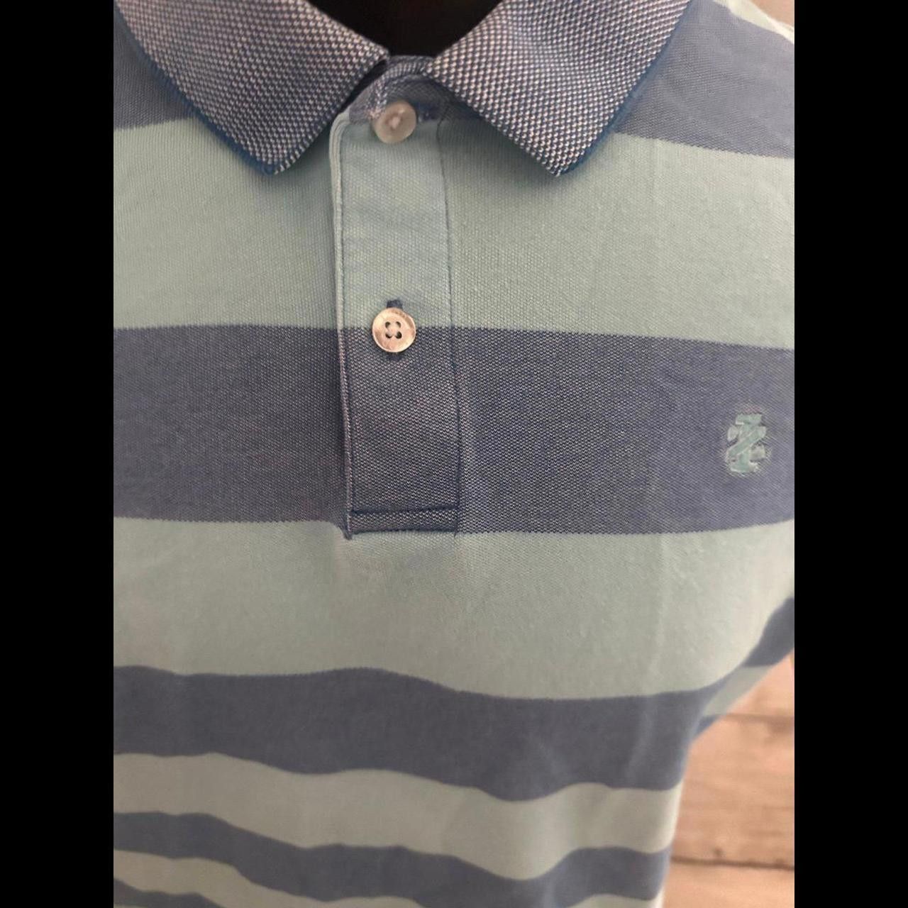 Izod Mens Used Izod Blue Striped Size US L / EU 52-54 / 3 - 3 Thumbnail