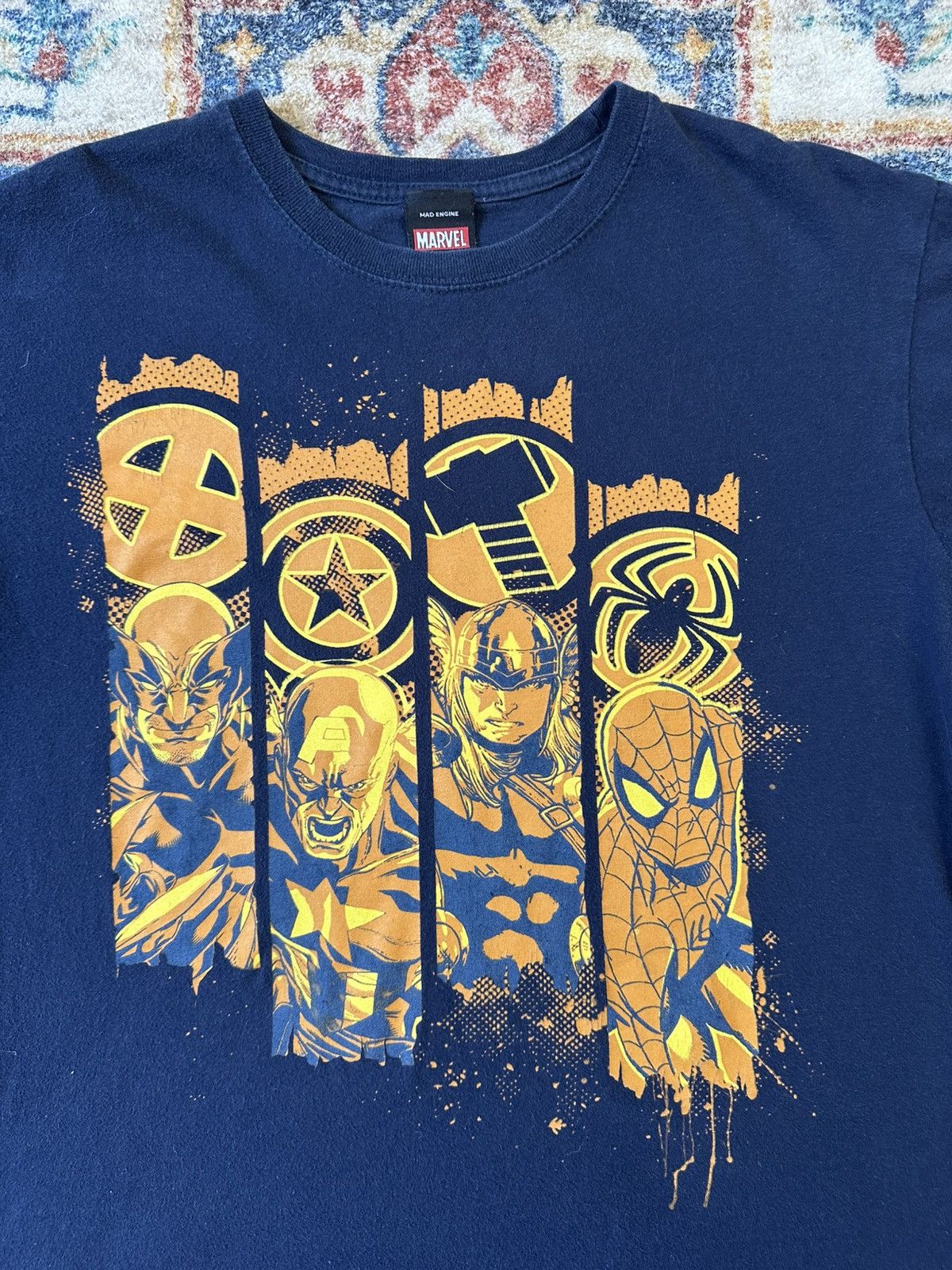 Marvel Comics Vintage Marvel Mad Engine Characters T-shirt Medium Size US M / EU 48-50 / 2 - 4 Thumbnail