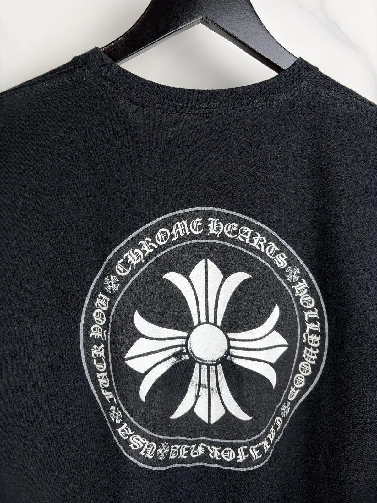 Chrome Hearts Chrome Hearts Plus Cross Circle Logo Pocket Tshirt Size US L / EU 52-54 / 3 - 2 Thumbnail