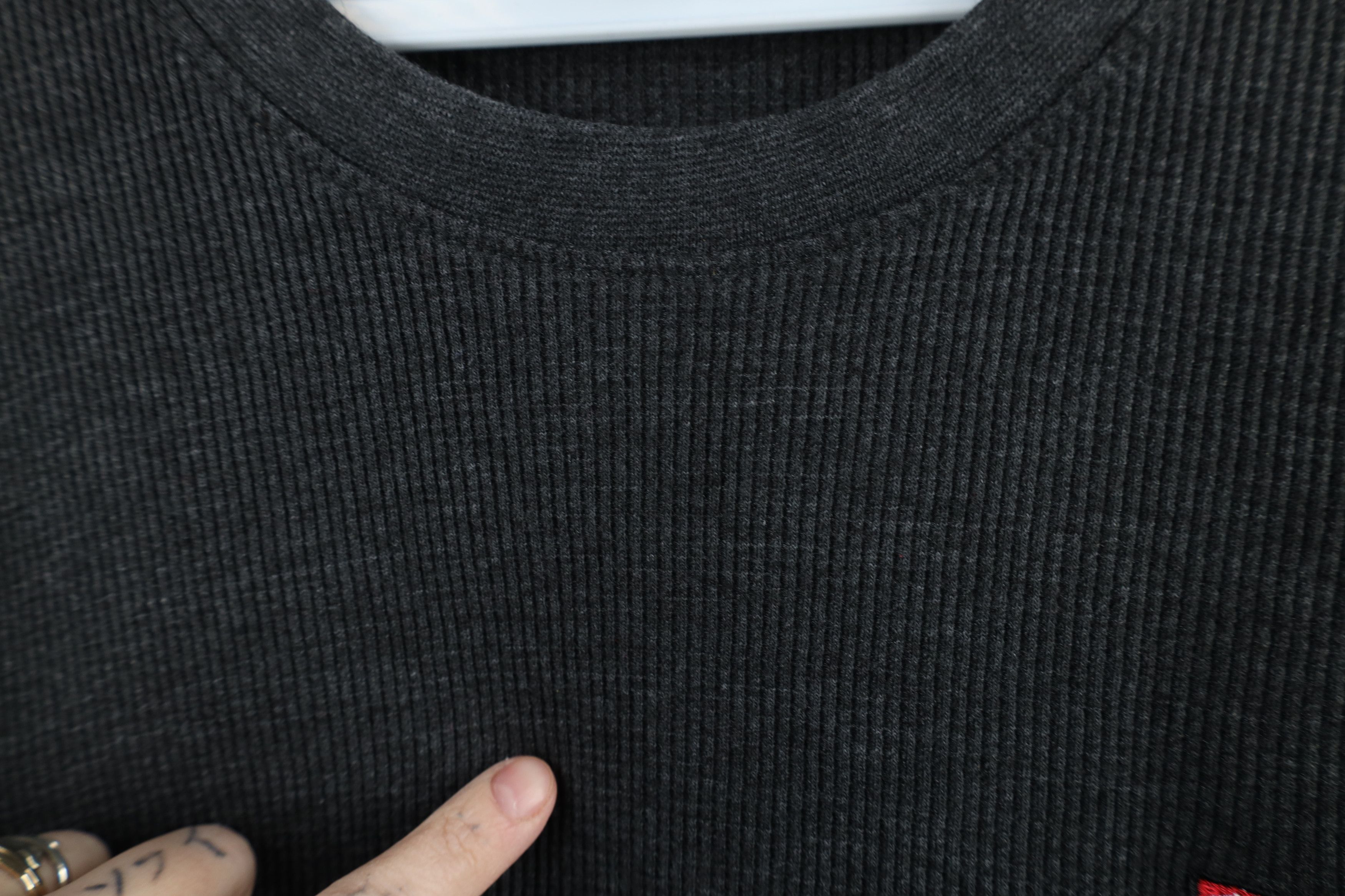 Southpole × Vintage Vintage Southpole Waffle Knit Long Sleeve T-Shirt Gray Size US L / EU 52-54 / 3 - 8 Thumbnail