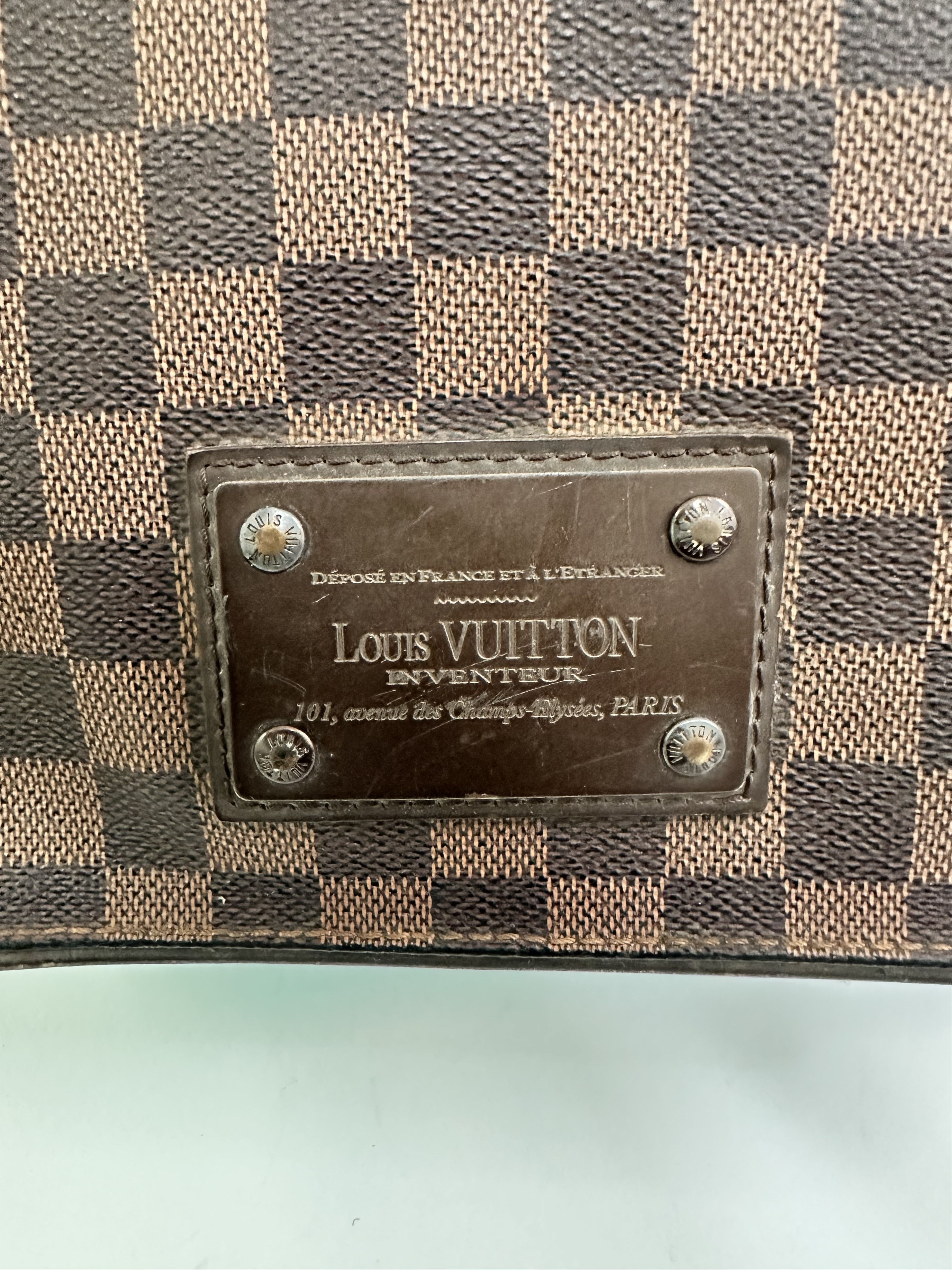 Louis Vuitton LOUIS VUITTON Damier Ebene Brooklyn GM Size ONE SIZE - 3 Thumbnail