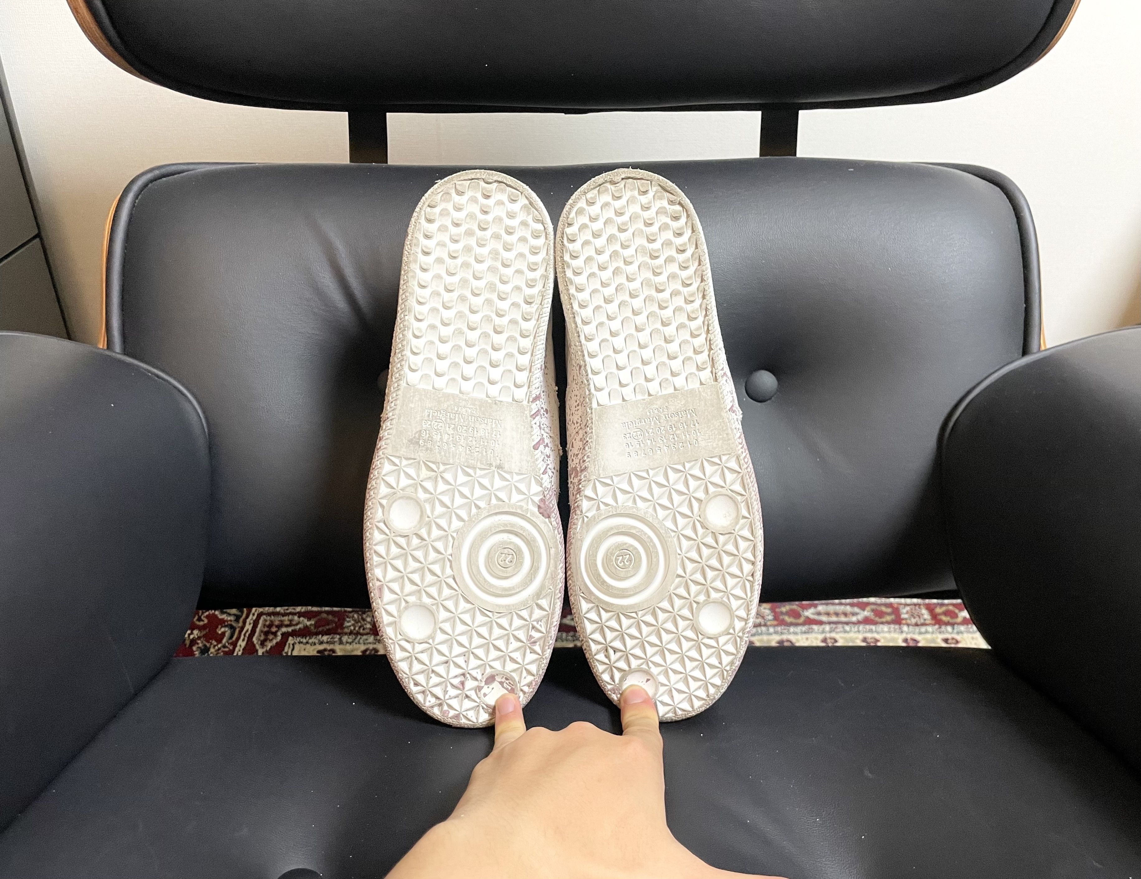 Maison Margiela Maison Margiela GAT (Paint Splatter Canvas) Size US 9 / EU 42 - 15 Thumbnail