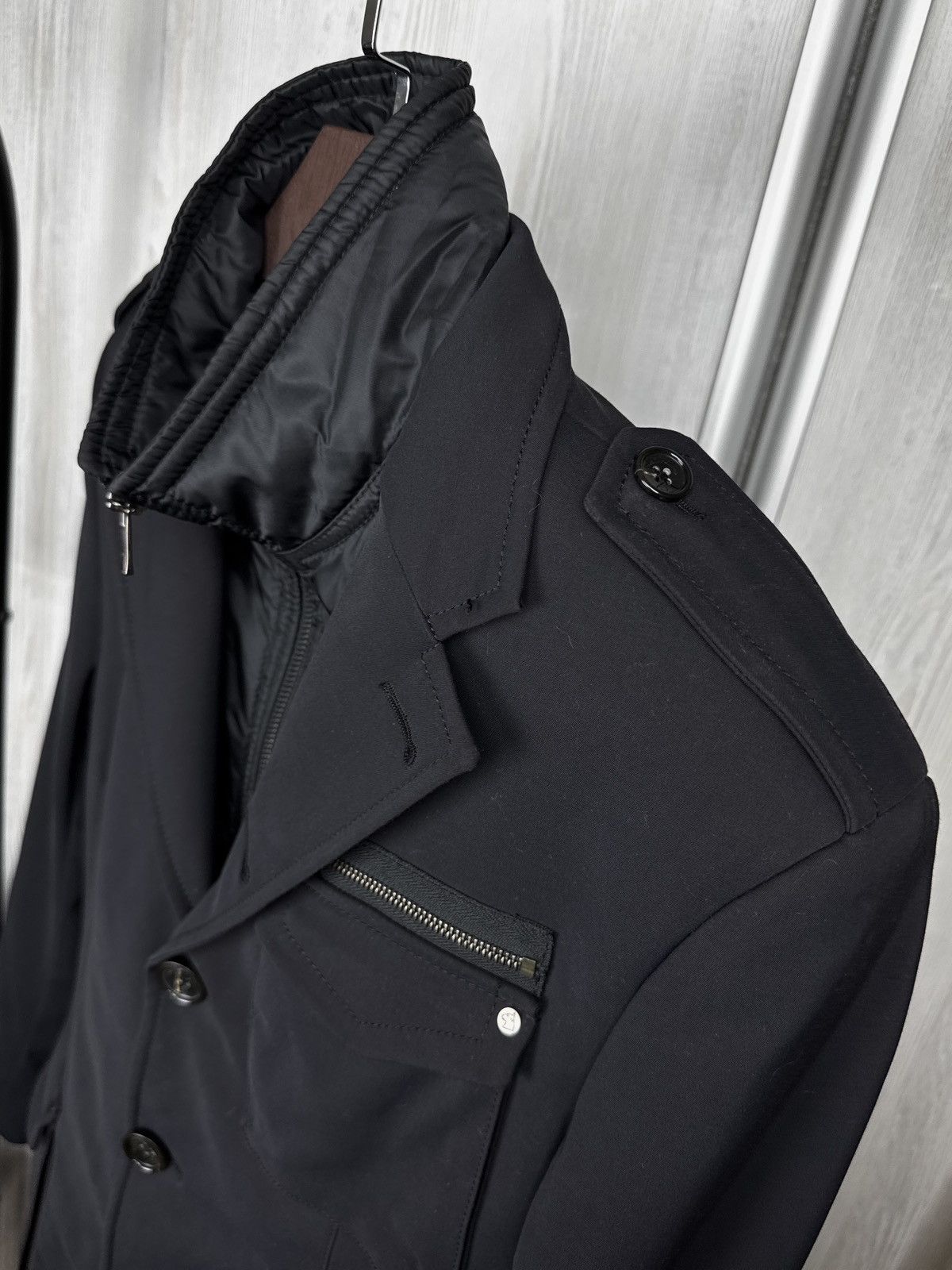 Montecore Montecore black nylon cotton lined jacket blazer sz 48 Size US M / EU 48-50 / 2 - 9 Thumbnail