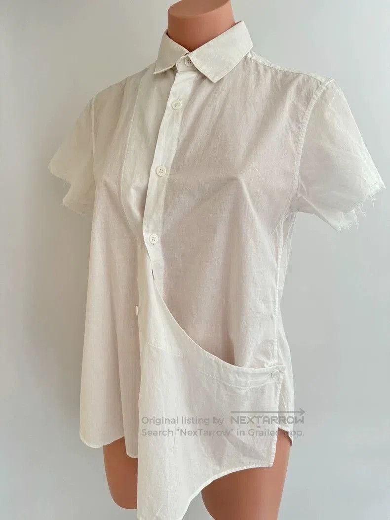 Yohji Yamamoto Yohji Yamamoto Short Sleeve Shirt Size US M / EU 48-50 / 2 - 2 Thumbnail