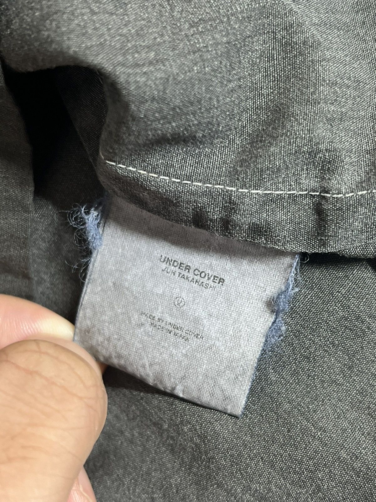 Undercover Undercover SS03 Scab Hooded Shirt Size US L / EU 52-54 / 3 - 7 Thumbnail