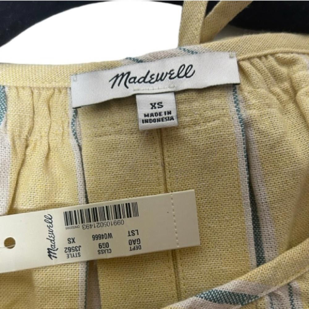 Madewell Madewell l NWT Tie-Back Peasant Top in Atlantic Stripe XS Size XS / US 0-2 / IT 36-38 - 8 Thumbnail