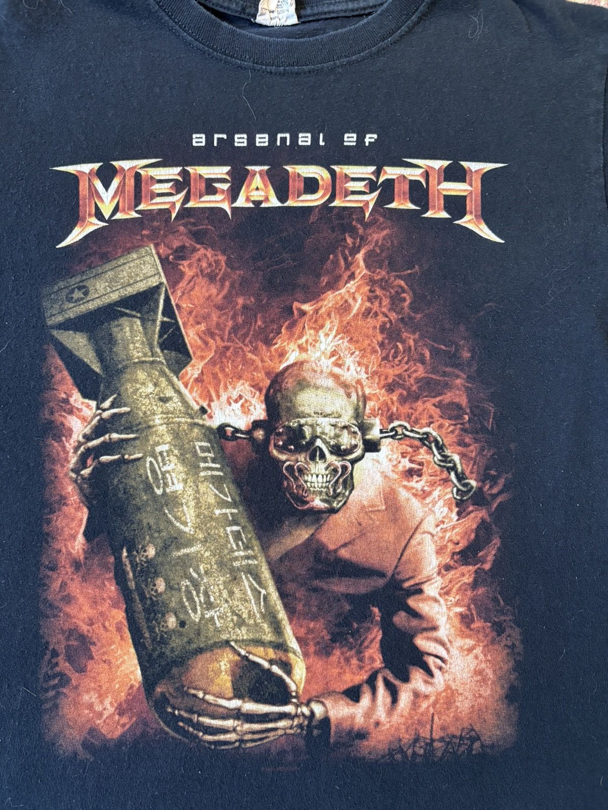 Vintage Vintage Arsenal Of Megadeath Band T-shirt Small Size US S / EU 44-46 / 1 - 4 Thumbnail