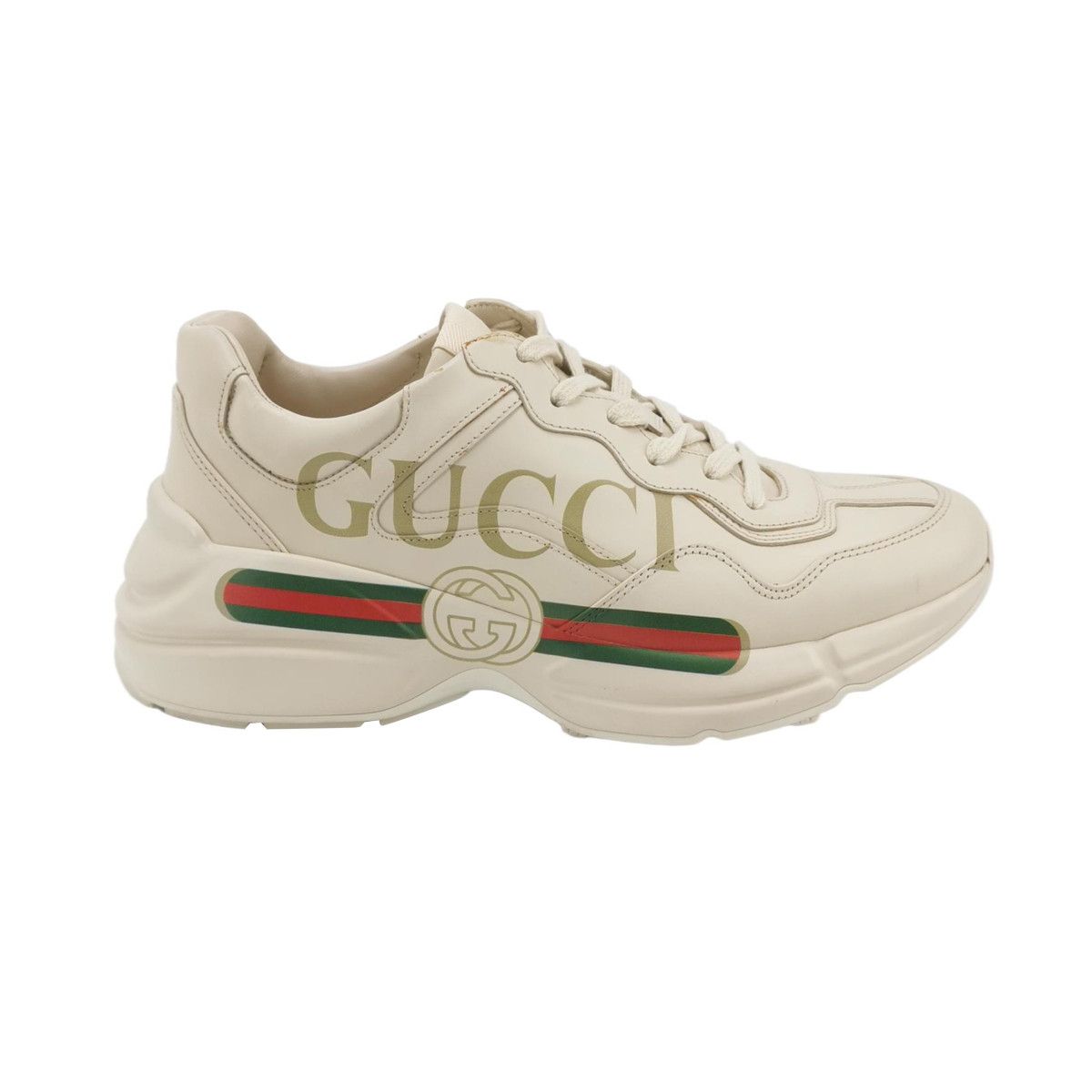 Gucci Men 8 Lowtop Sneakers in White, Men's