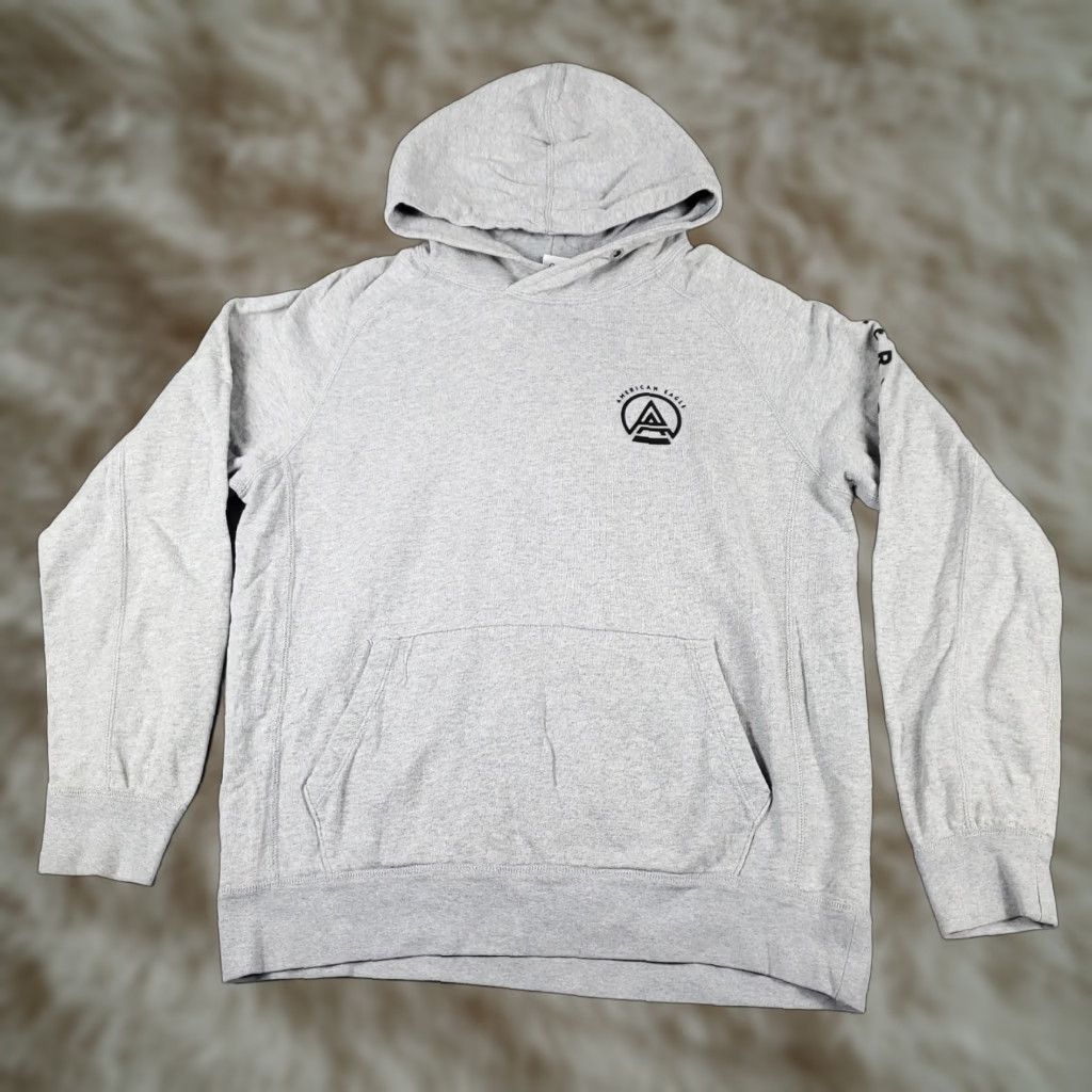 American Eagle Outfitters American Eagle Hoodie Mens Medium Gray Casual Pullover Sweatshirt Size US M / EU 48-50 / 2 - 1 Thumbnail
