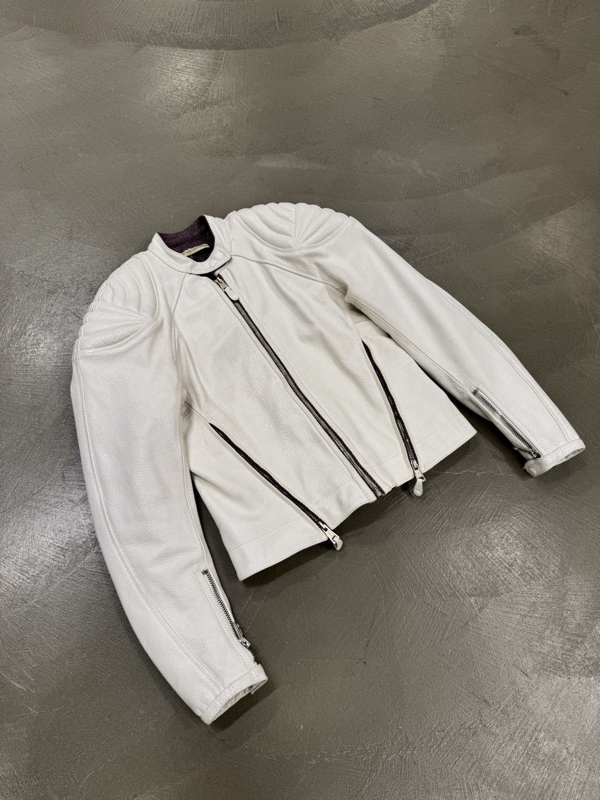 Balenciaga AW2004 Balenciaga Nicolas Ghesquière runway leather jacket Size US S / EU 44-46 / 1 - 4 Thumbnail