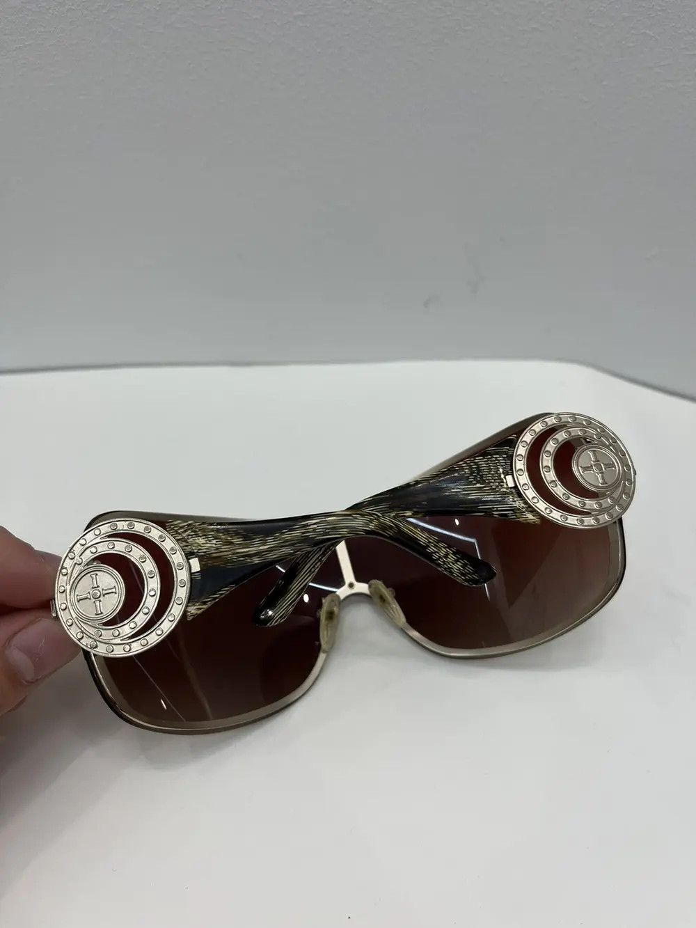Iceberg × Vintage Vintage Iceberg Facemask Shield Sunglasses Size ONE SIZE - 2 Thumbnail