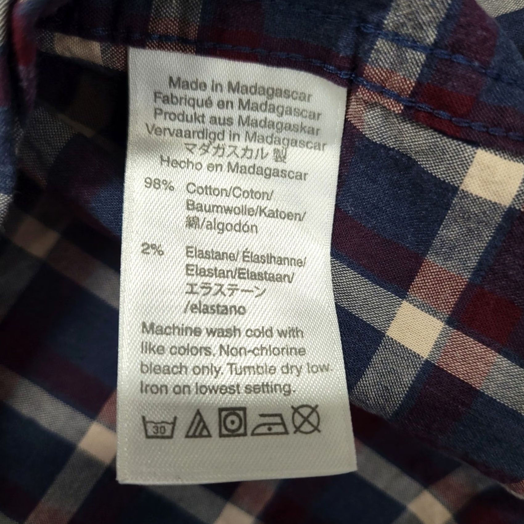Vintage J Crew Classic Flex Washed Plaid Button Down Shirt Mens M Blue Red Size US M / EU 48-50 / 2 - 4 Thumbnail