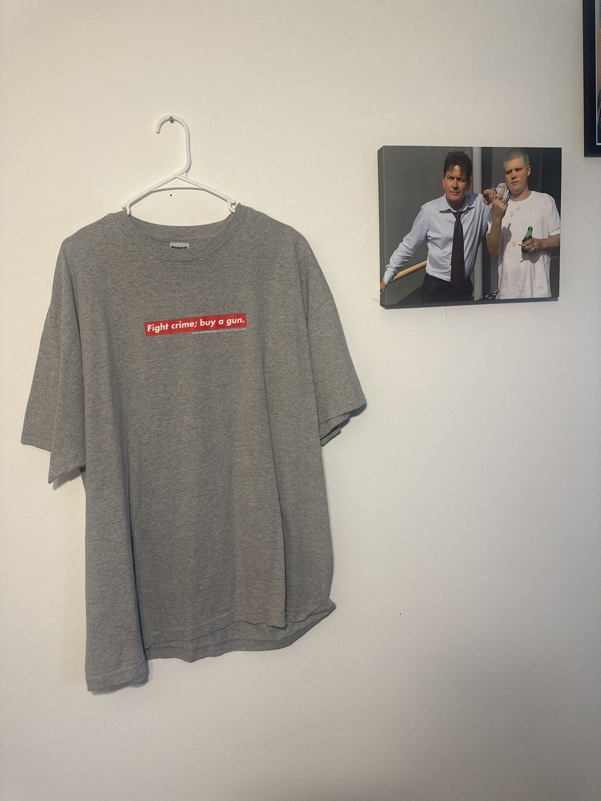 FUCT × Fuck The Population FTP/FUCT fight crime buy a gun tee Size US XXL / EU 58 / 5 - 1 Preview