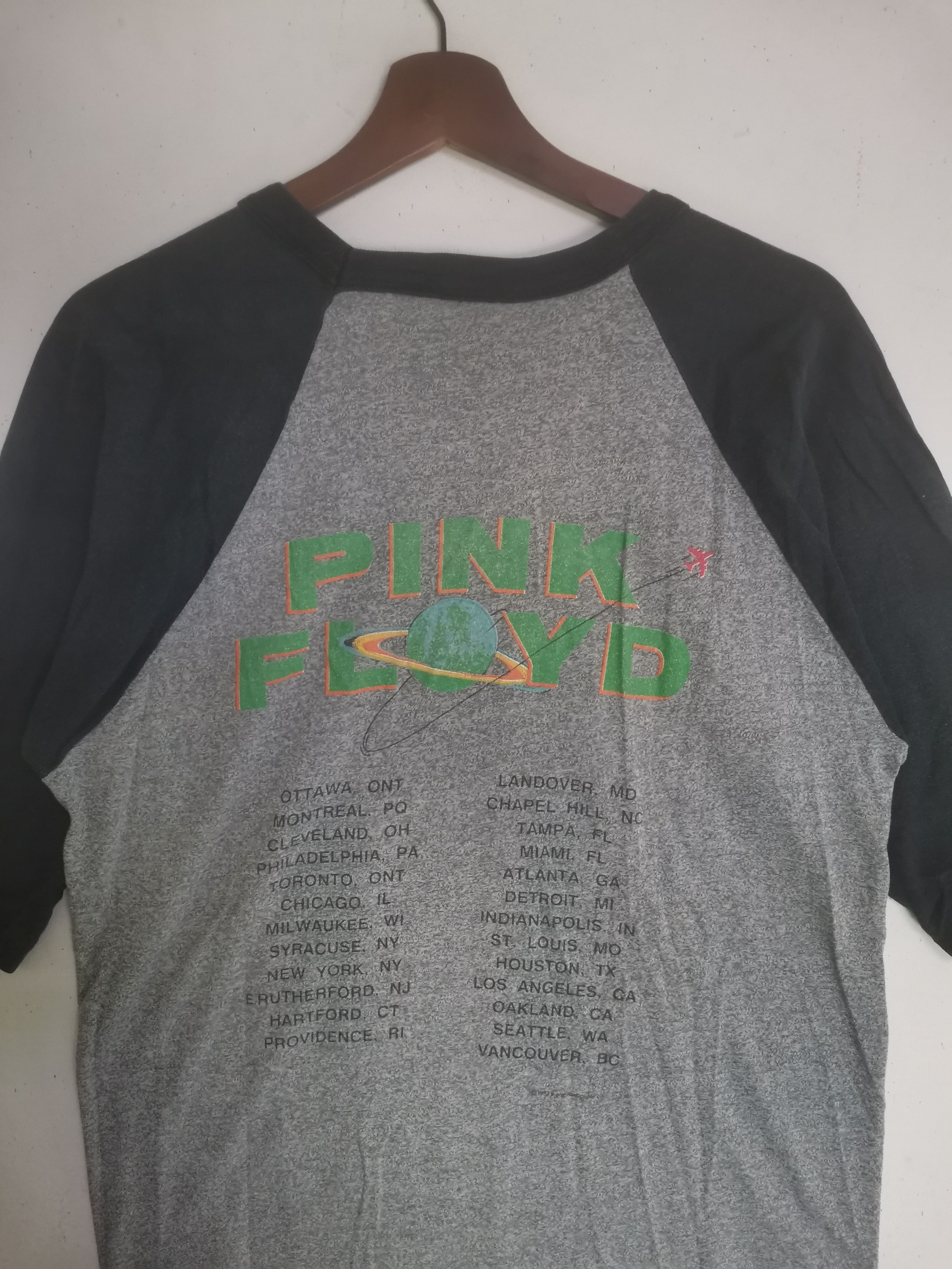 Pink Floyd × Vintage Rare vintage Pink Floyd three quarters shirt Size US L / EU 52-54 / 3 - 4 Thumbnail