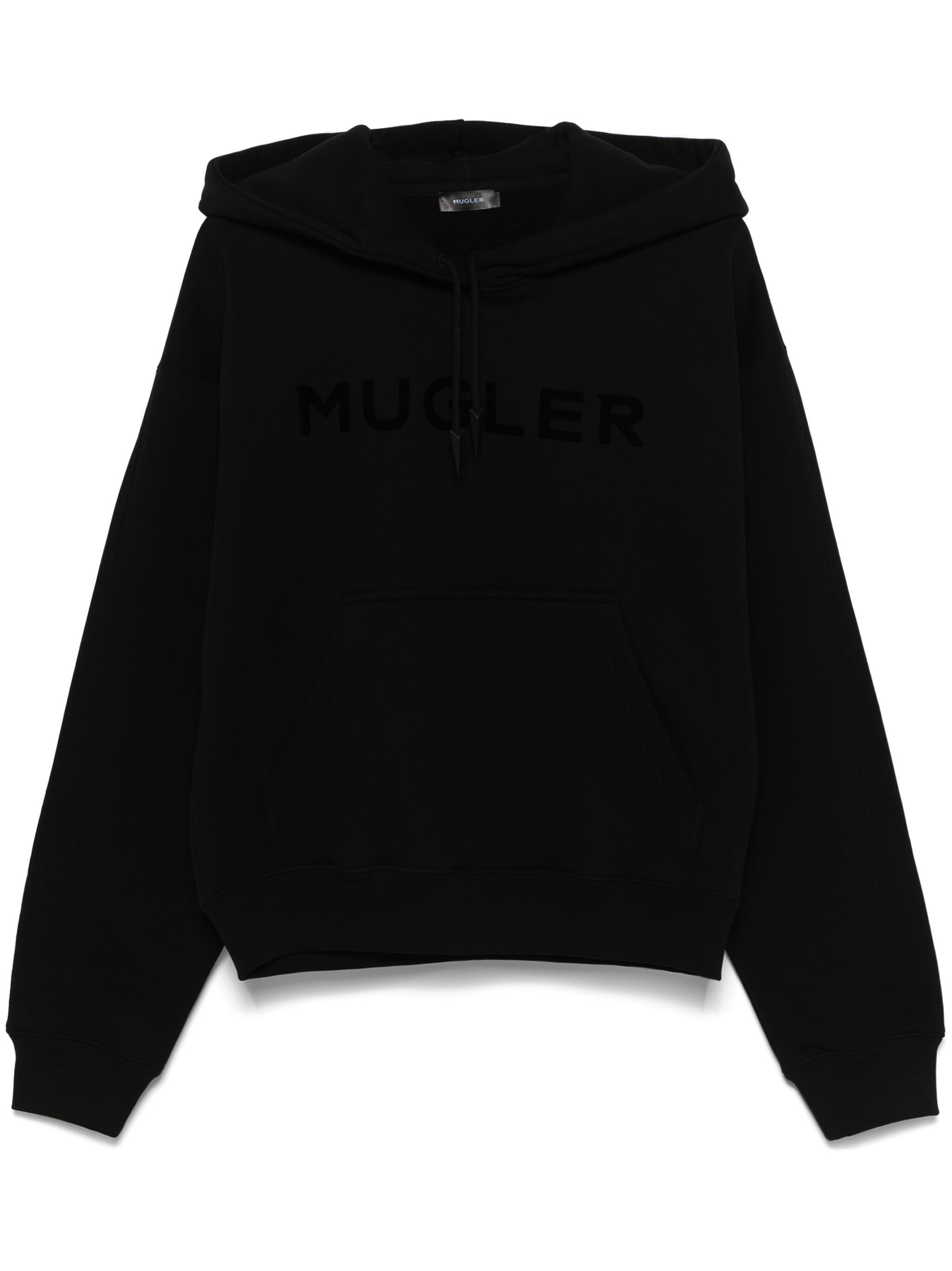 Mugler o1s22i1n1124 Fleece Hoodie in Black Size US L / EU 52-54 / 3 - 1 Thumbnail