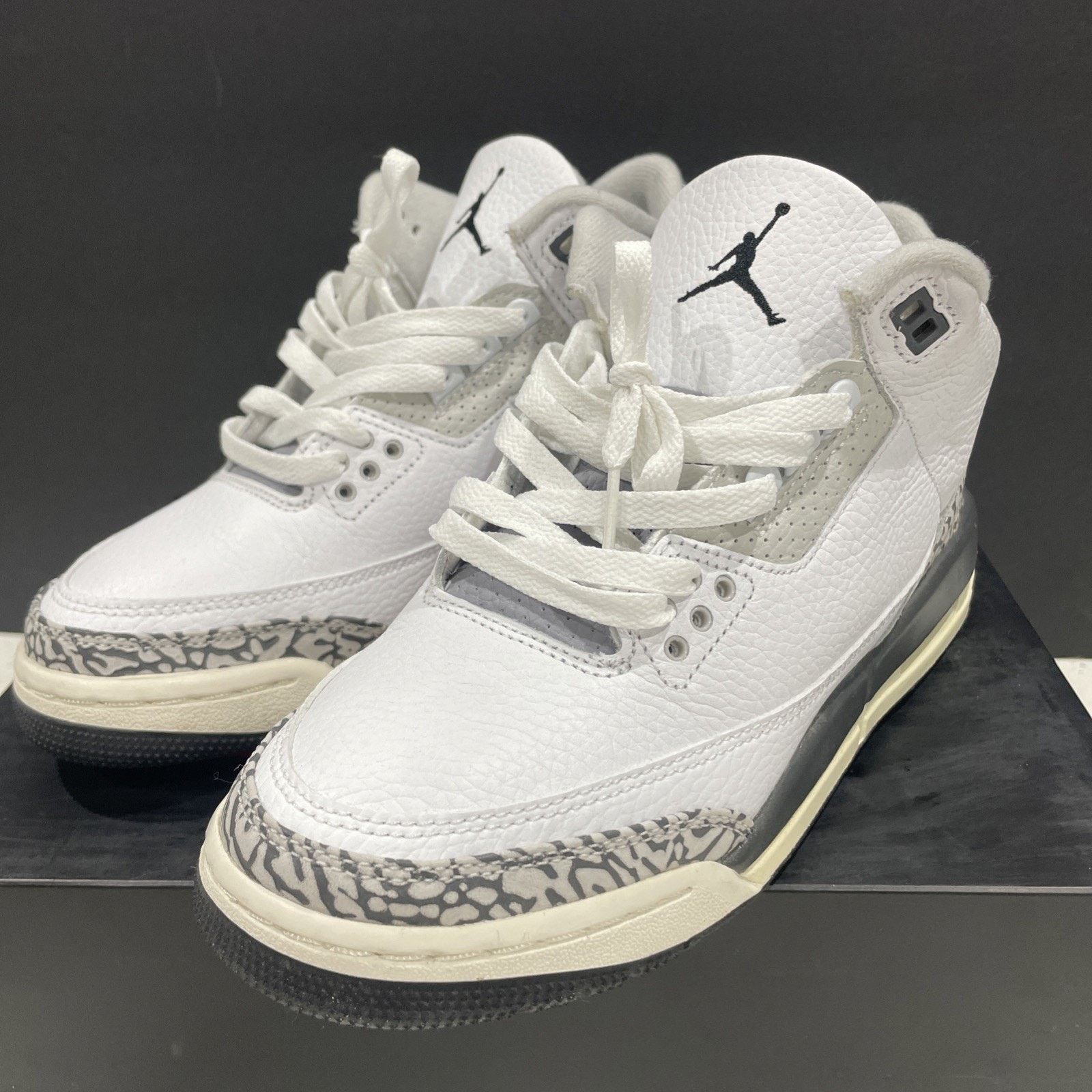 Nike Jordan 3 Retro Hide N' Sneak Black Elephant DX6665-100 Size US 8 / IT 38 - 4 Thumbnail