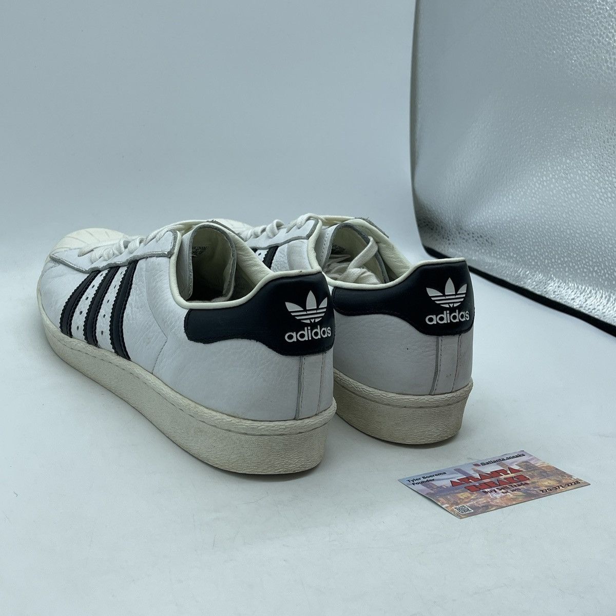 Adidas Superstar boost white Size US 12.5 / EU 45-46 - 4 Thumbnail
