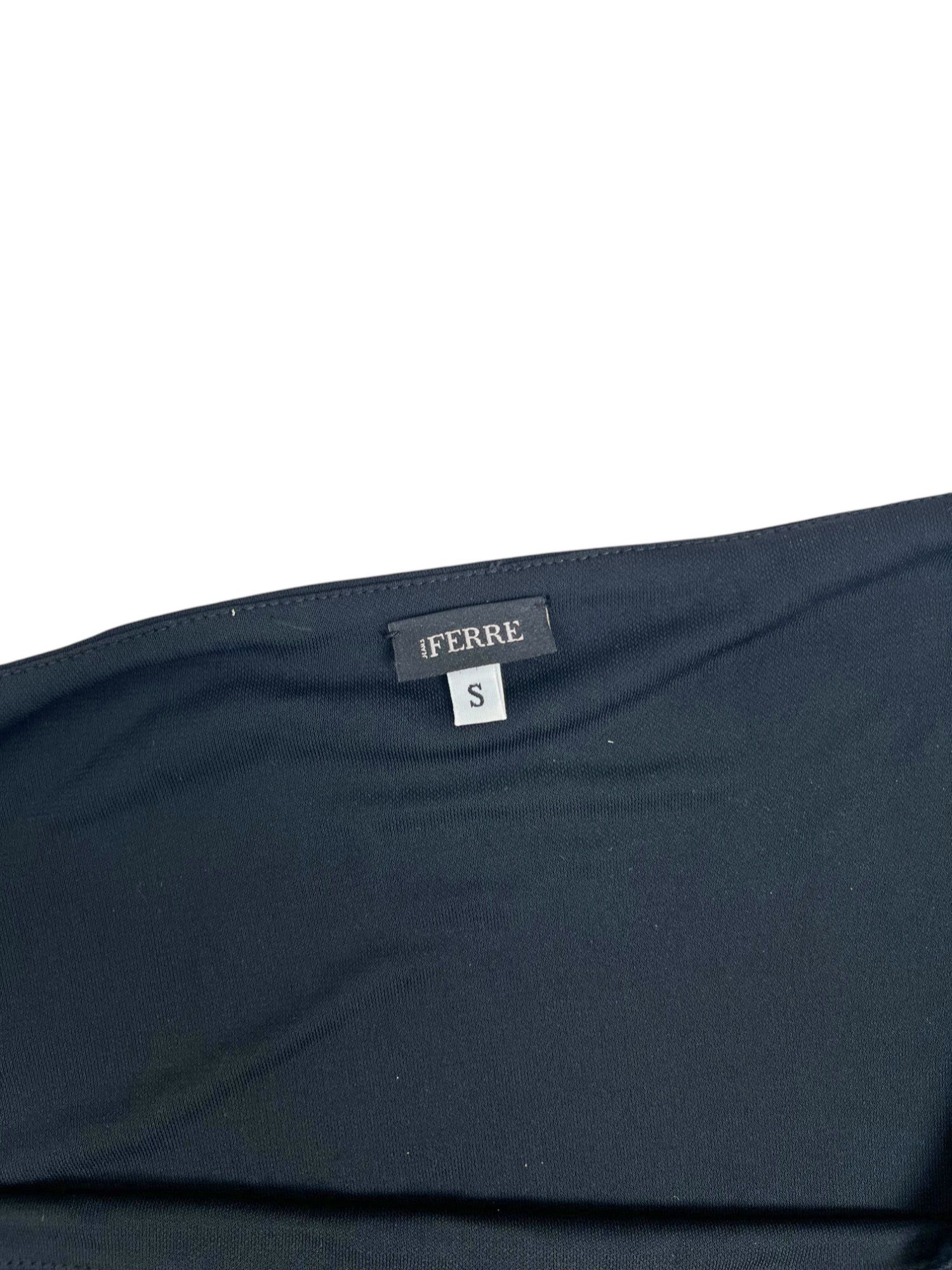 Gianfranco Ferre 2000's Black Laced Top Size S / US 4 / IT 40 - 8 Thumbnail