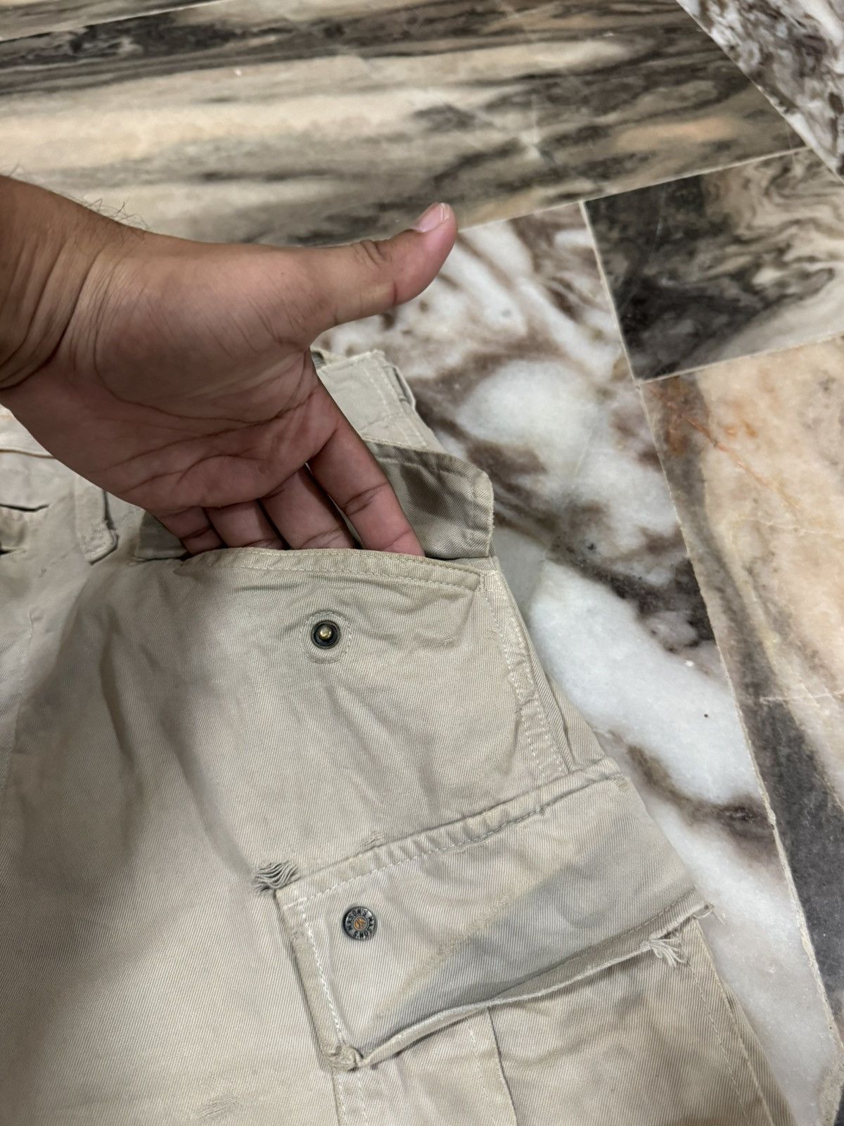 Mason's Vintage 60s Masons Medical Battalion Pure Cargo Pants Size US 32 / EU 48 - 8 Thumbnail