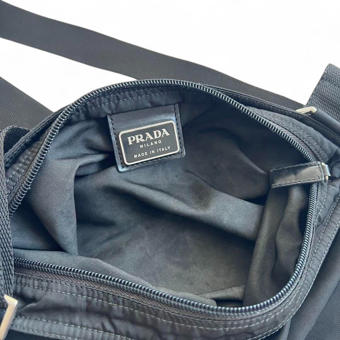 Prada Prada - Sacoche Nylon Black Shoulder Bag Crossbody Triangle Size ONE SIZE - 5 Thumbnail