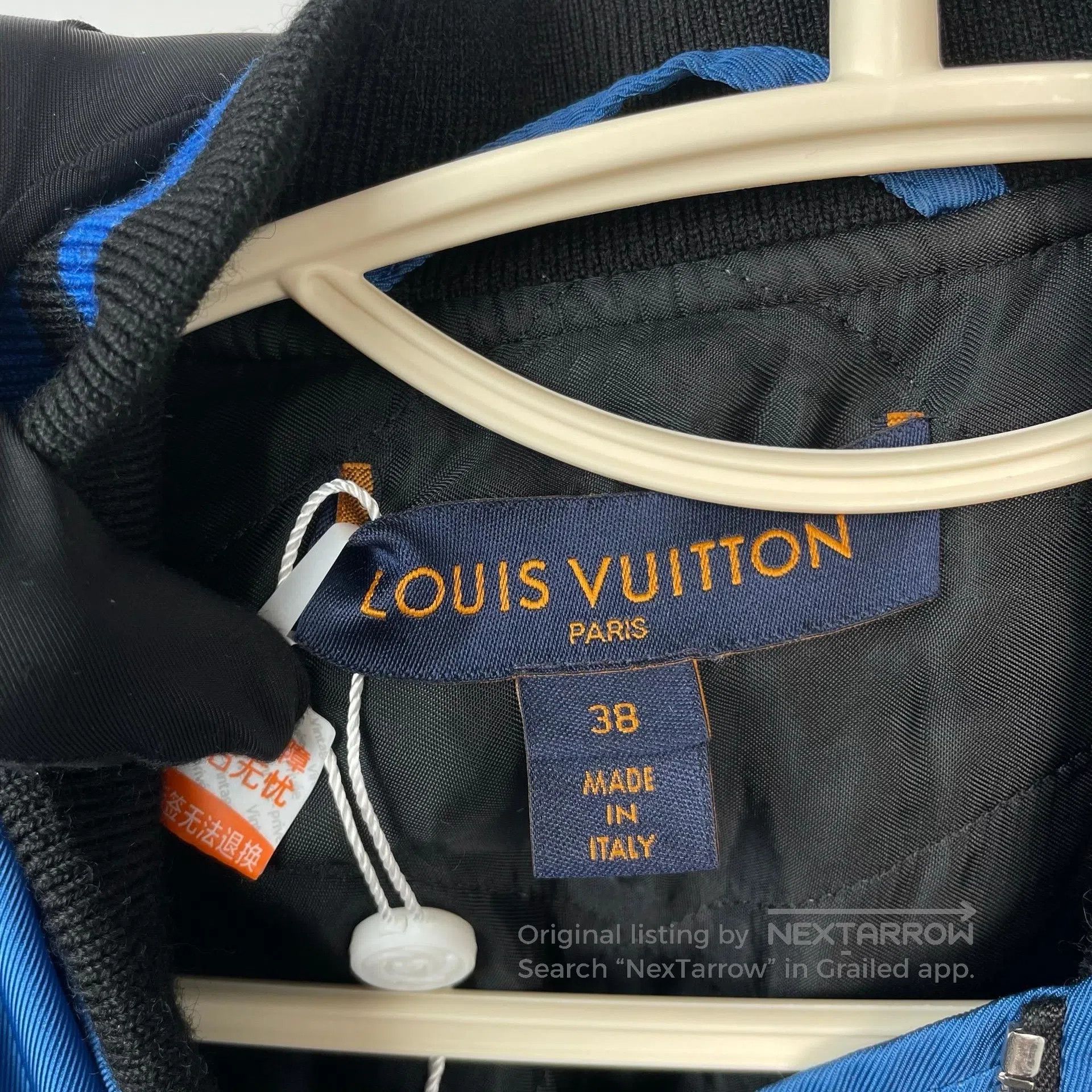 Louis Vuitton Louis Vuitton Limited edition blue embroidered badge pilot Size XS / US 0-2 / IT 36-38 - 7 Thumbnail