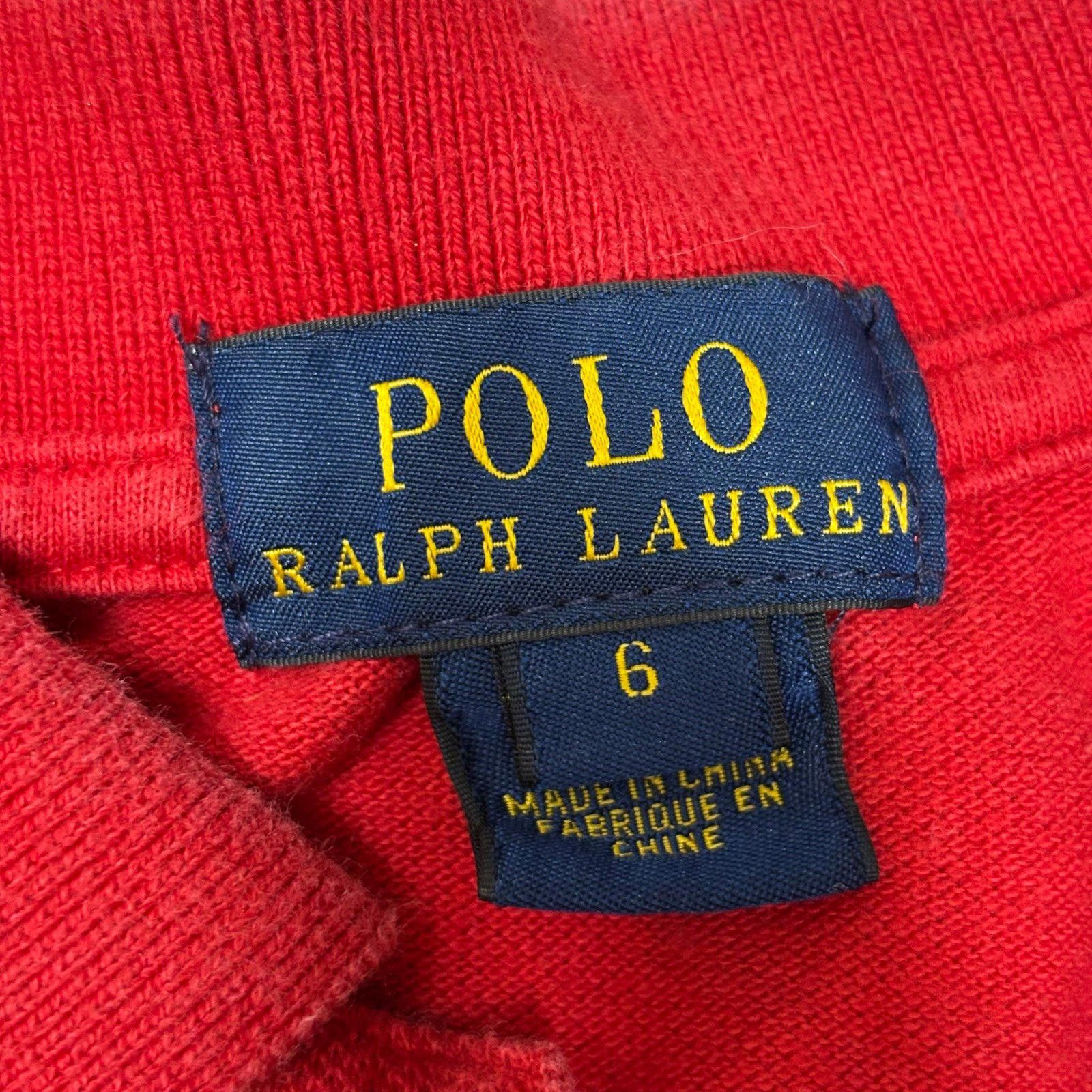 Polo Ralph Lauren Polo Ralph Lauren Red Long Sleeve Polo Shirt Boys 6 Size US XXS / EU 40 - 4 Thumbnail