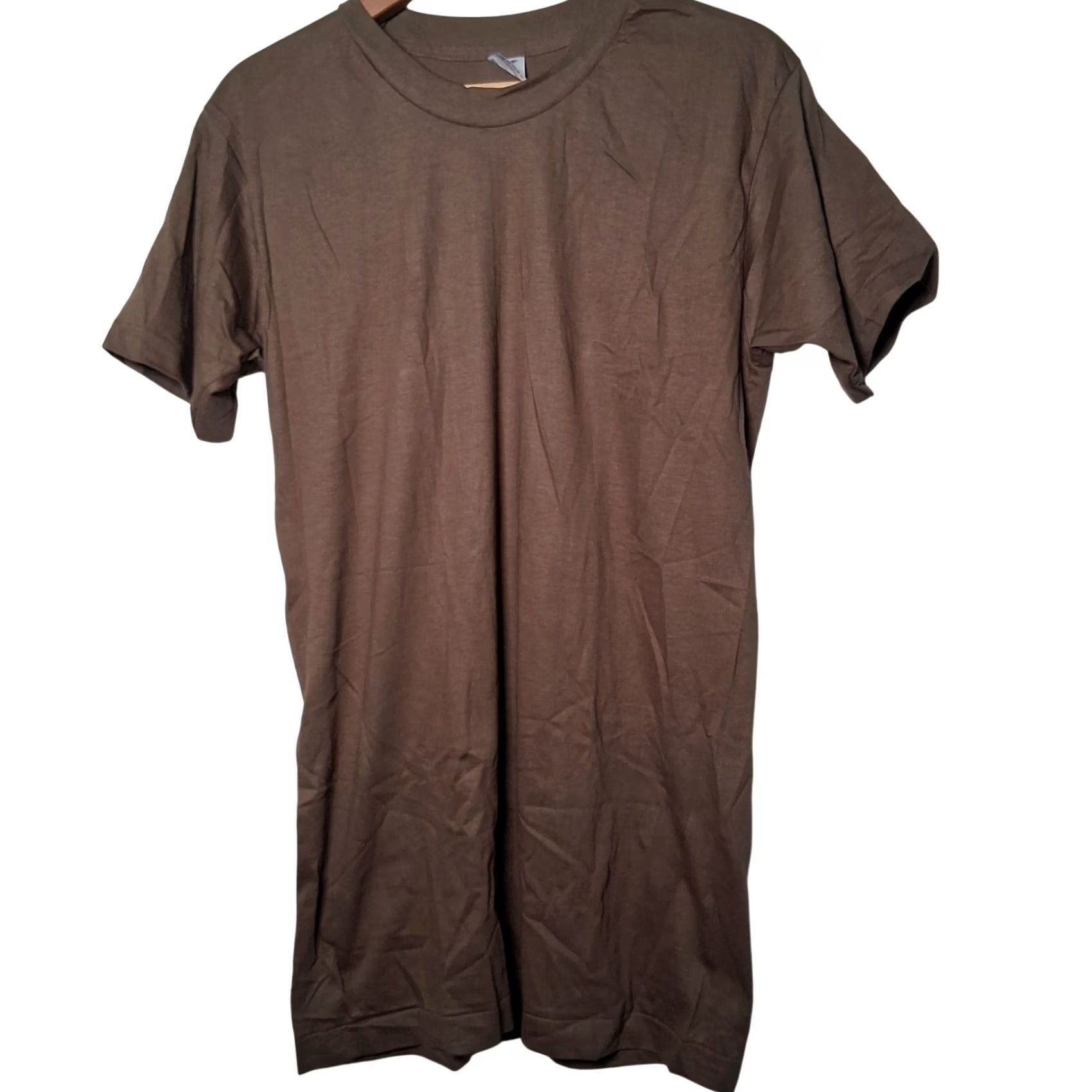 Fruit Of The Loom VINTAGE Fruit Of The Loom Single Stitch T Shirt Men M Army Green USA Size US M / EU 48-50 / 2 - 7 Thumbnail