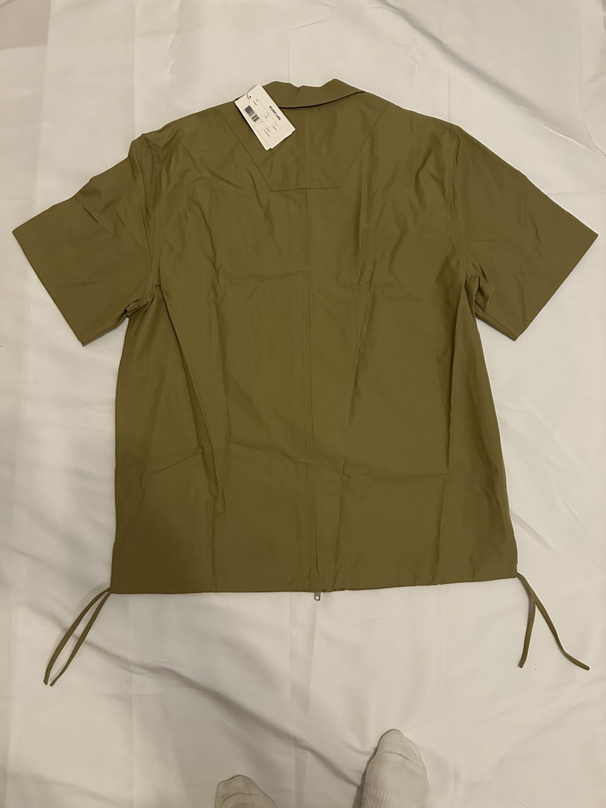 Helmut Lang Helmut Lang Zip Shirt S Beige Size US L / EU 52-54 / 3 - 7 Thumbnail
