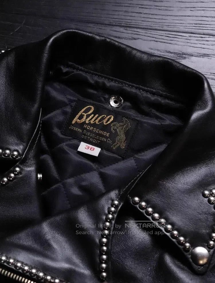 The Real McCoy's The Real McCoys Willow nails horseskin motorcycle leather Size US XXS / EU 40 - 4 Thumbnail