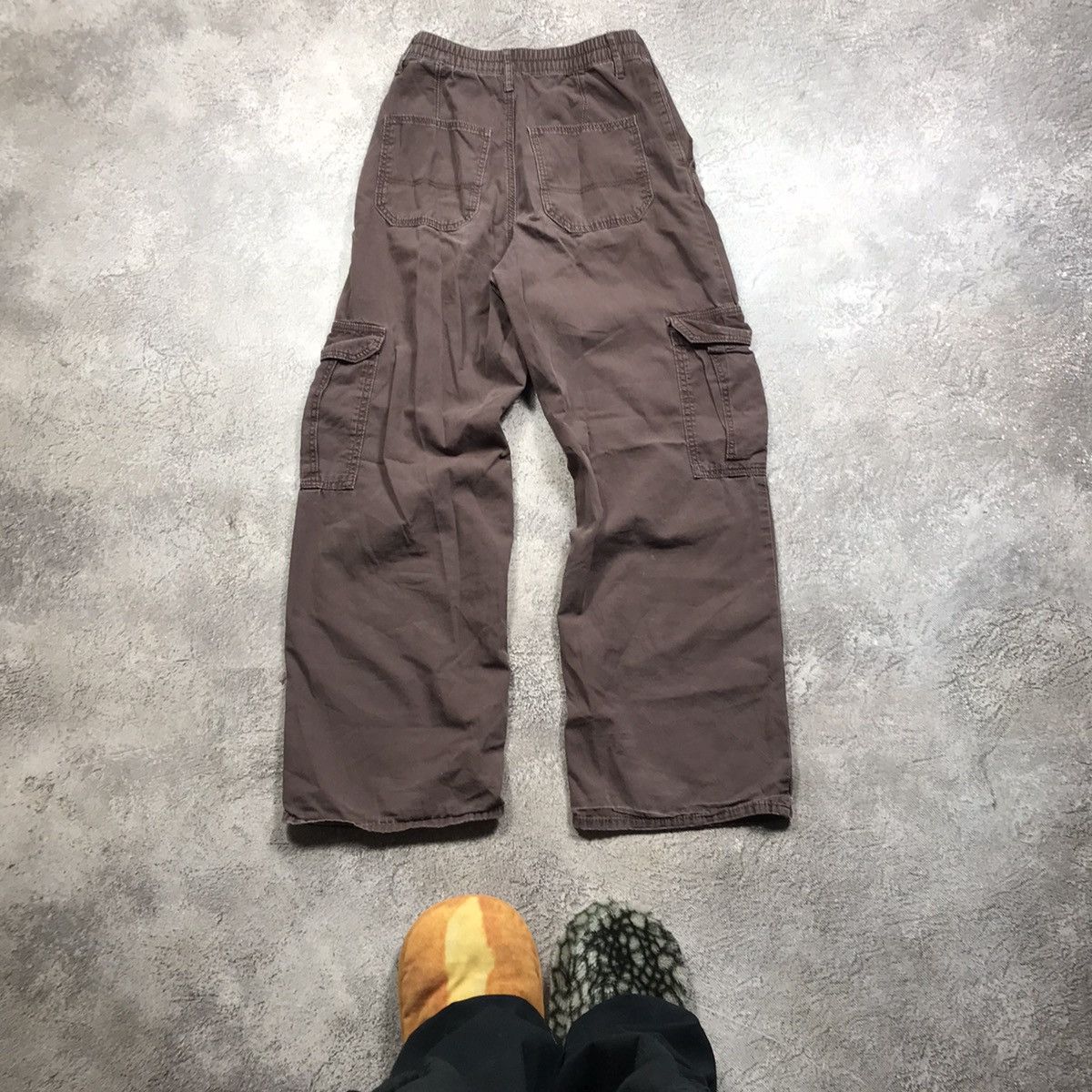 Japanese Brand VINTAGE CARGO PANTS FLARED PARACHUTE SPRING JAPAN 90S Size 24" / US 00 / IT 34 - 6 Thumbnail