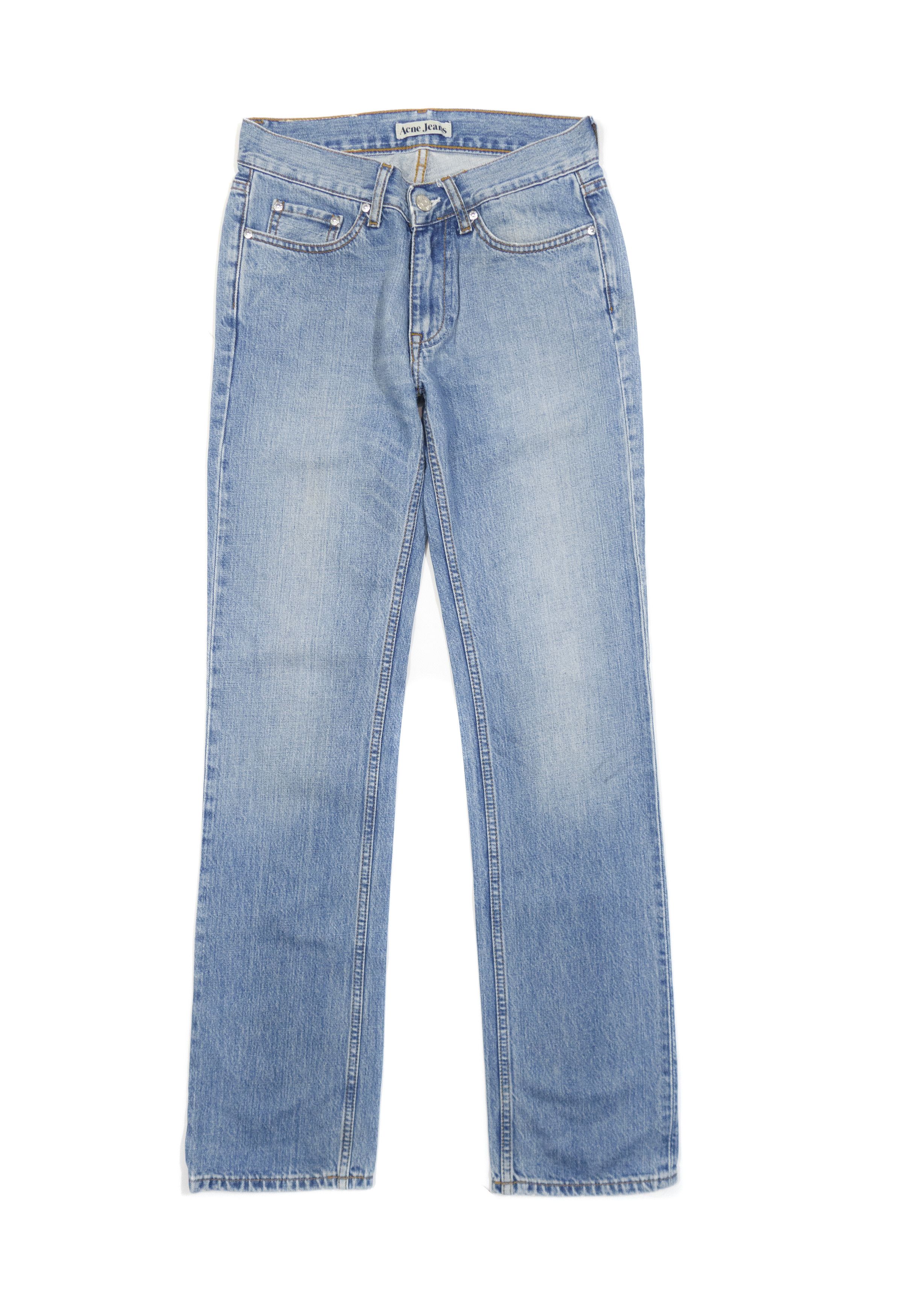 Acne Studios Jeans Mic 411 Vintage Light Blue Washed Jeans Size US 28 / EU 44 - 1 Thumbnail