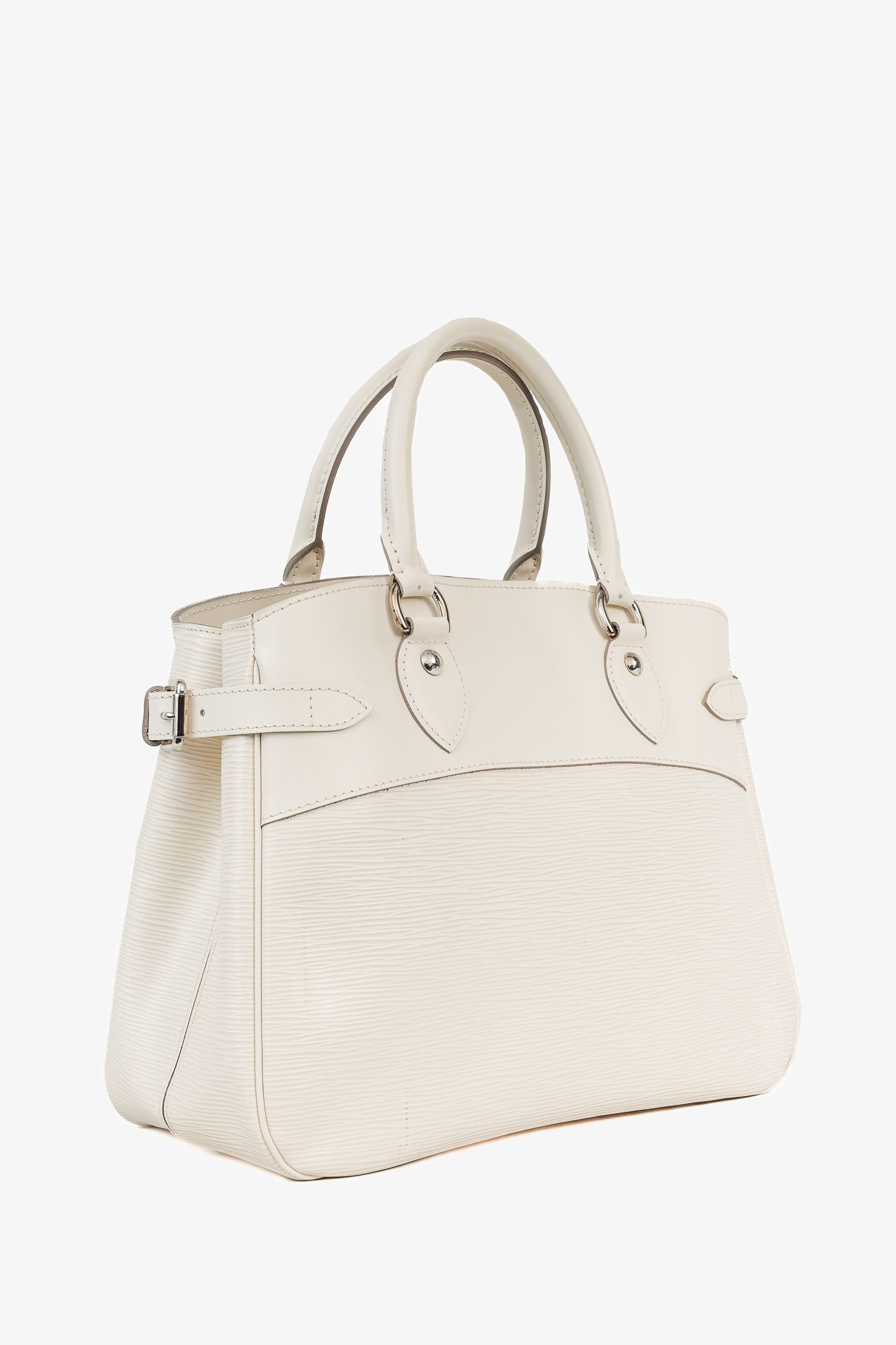 Louis Vuitton Louis Vuitton Passy PM White Epi Leather Tote Bag Size ONE SIZE - 2 Thumbnail