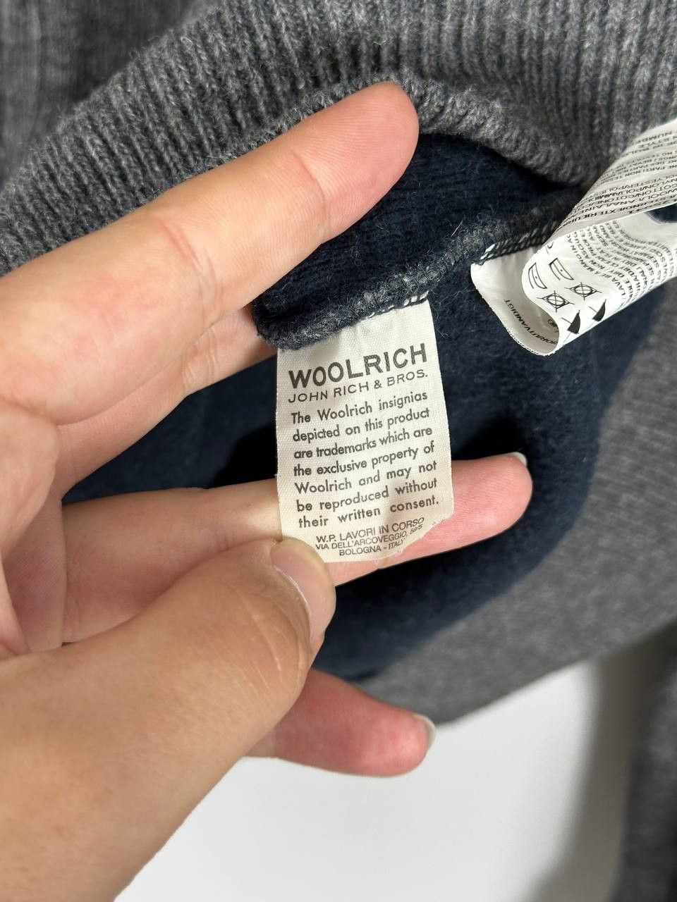 Woolrich Woolen Mills Woolrich Woolen Mills Grey Wool Multipocket Jacket Size US XXL / EU 58 / 5 - 11 Thumbnail
