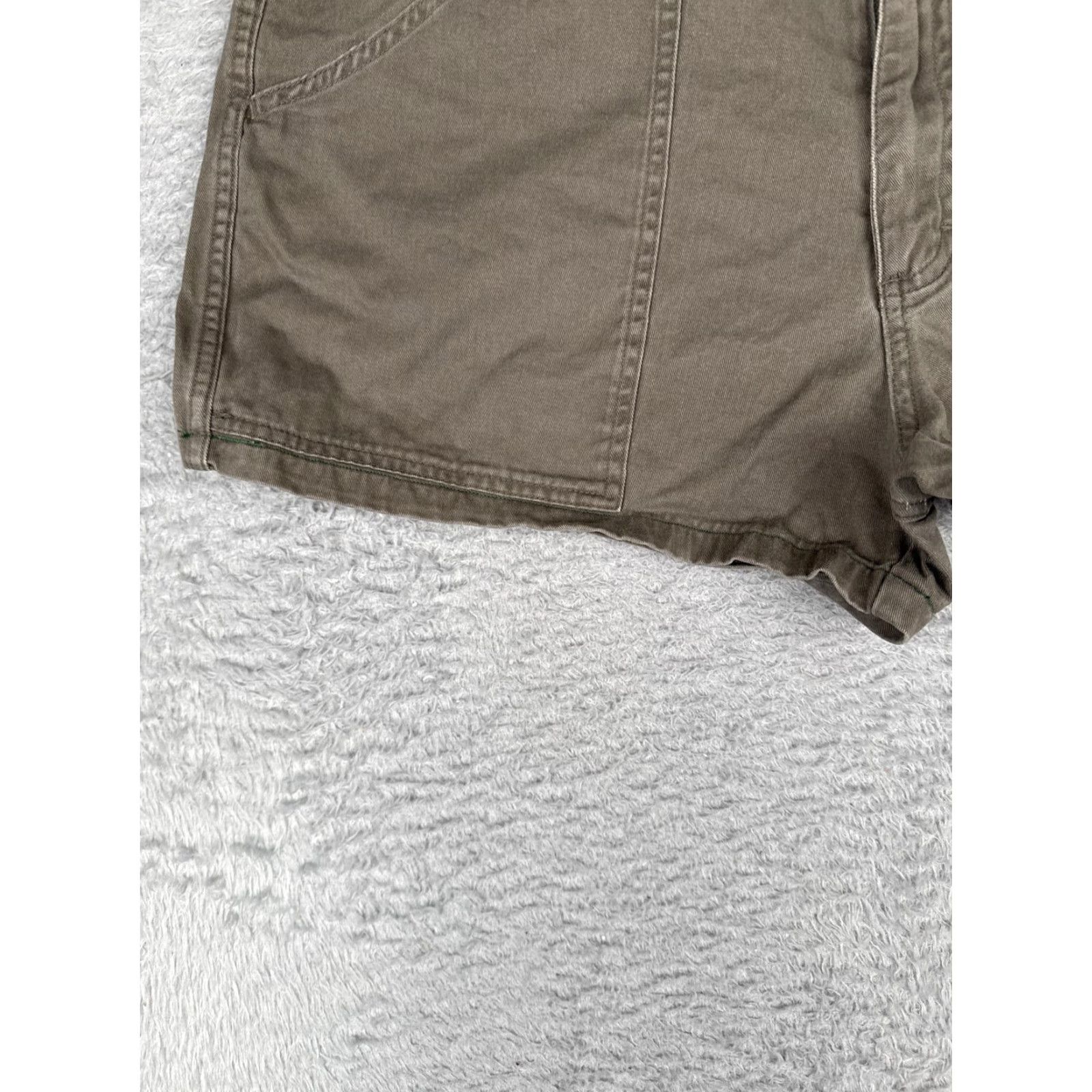 Vintage Cabela's Shorts Womens 38 Brown Twill Hiking 3 Inseam Pockets Outdoor Cotton Size 26" / US 2 / IT 38 - 3 Thumbnail