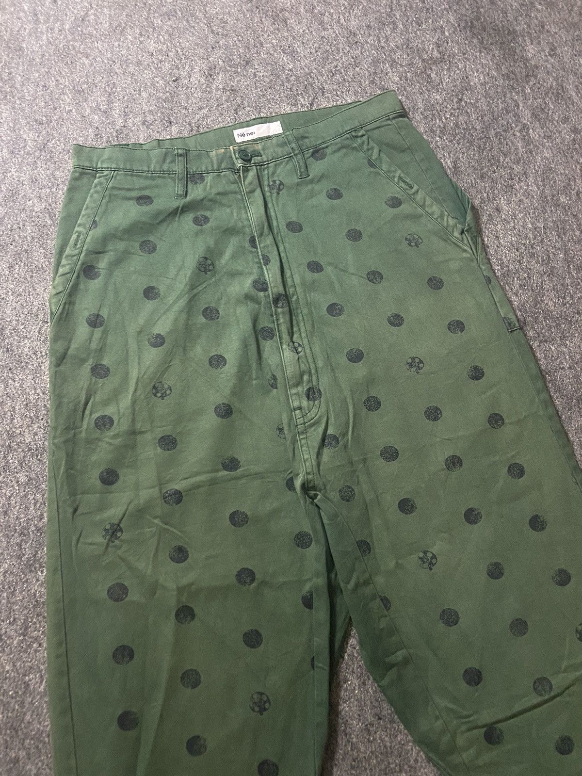 Issey Miyake × Japanese Brand × Ne-Net VTG ne-net by issey miyake work pants polka Size US 28 / EU 44 - 6 Thumbnail