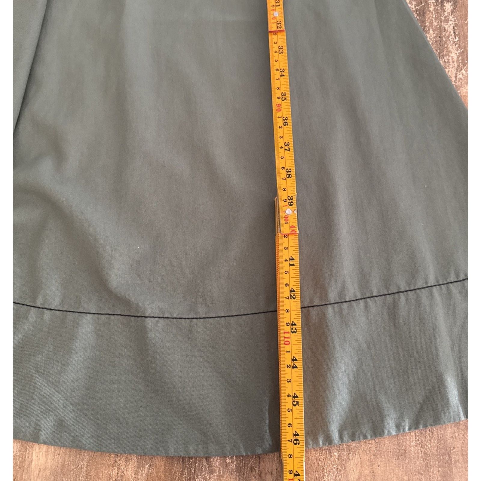Proenza Schouler Proenza Schouler White Label Drawstring Midi Dress Green 6 Size M / US 6-8 / IT 42-44 - 9 Thumbnail