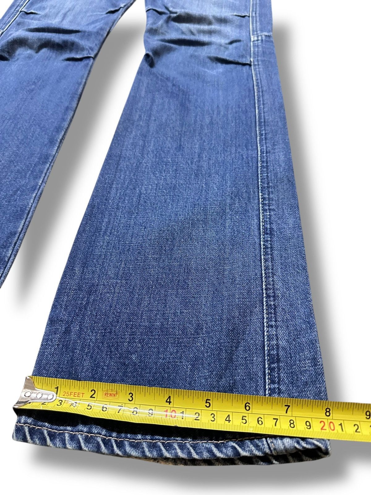 Japanese Brand Vintage Flare Jeans Style With Faded Wash Size US 32 / EU 48 - 16 Thumbnail