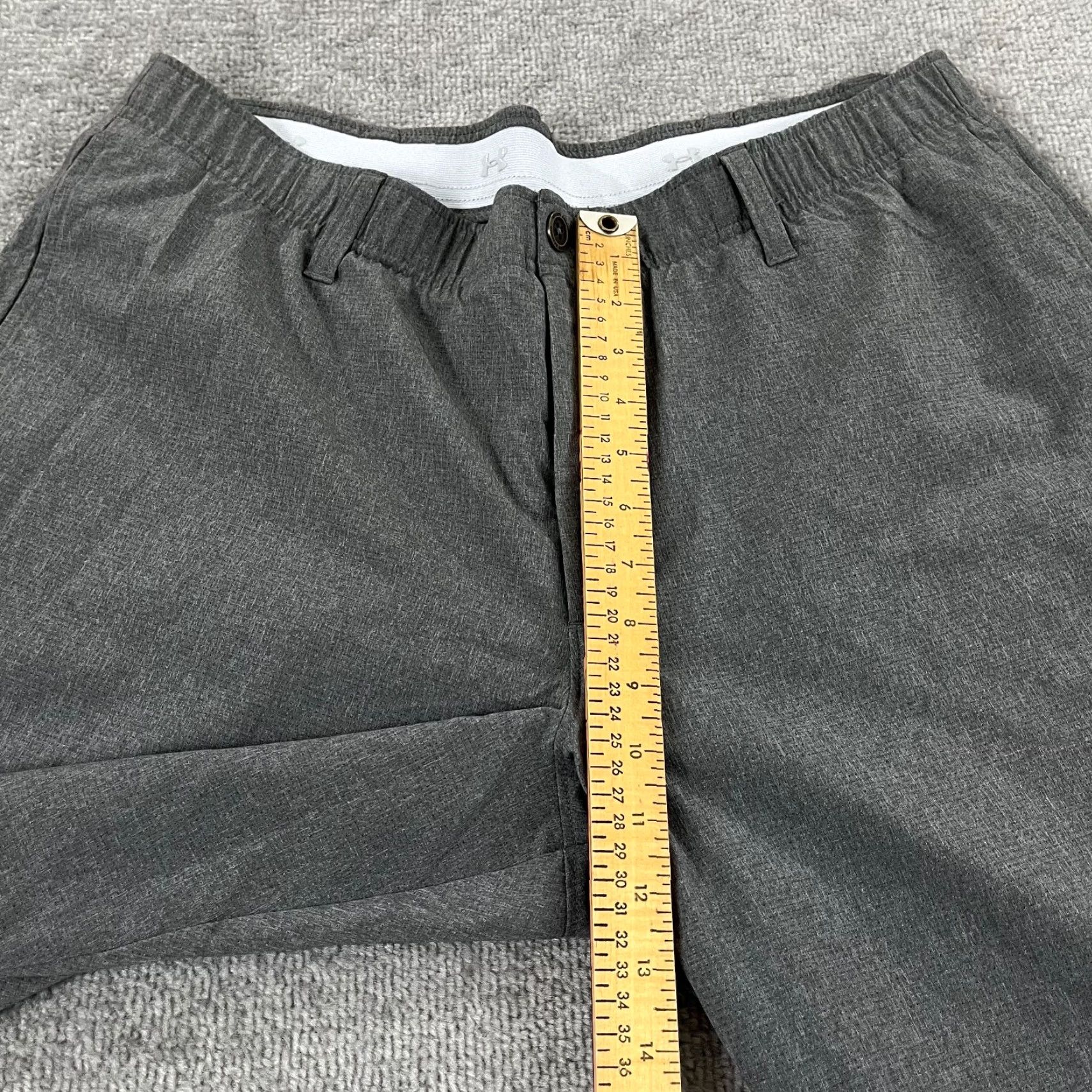 Under Armour UNDER ARMOUR Pants Mens 38x30 Gray Straight Golf Vented Performance Sport Chino Breathable Pockets Lightweight Stretch Belt Loops Regular 30 Inseam Size US 38 / EU 54 - 5 Thumbnail
