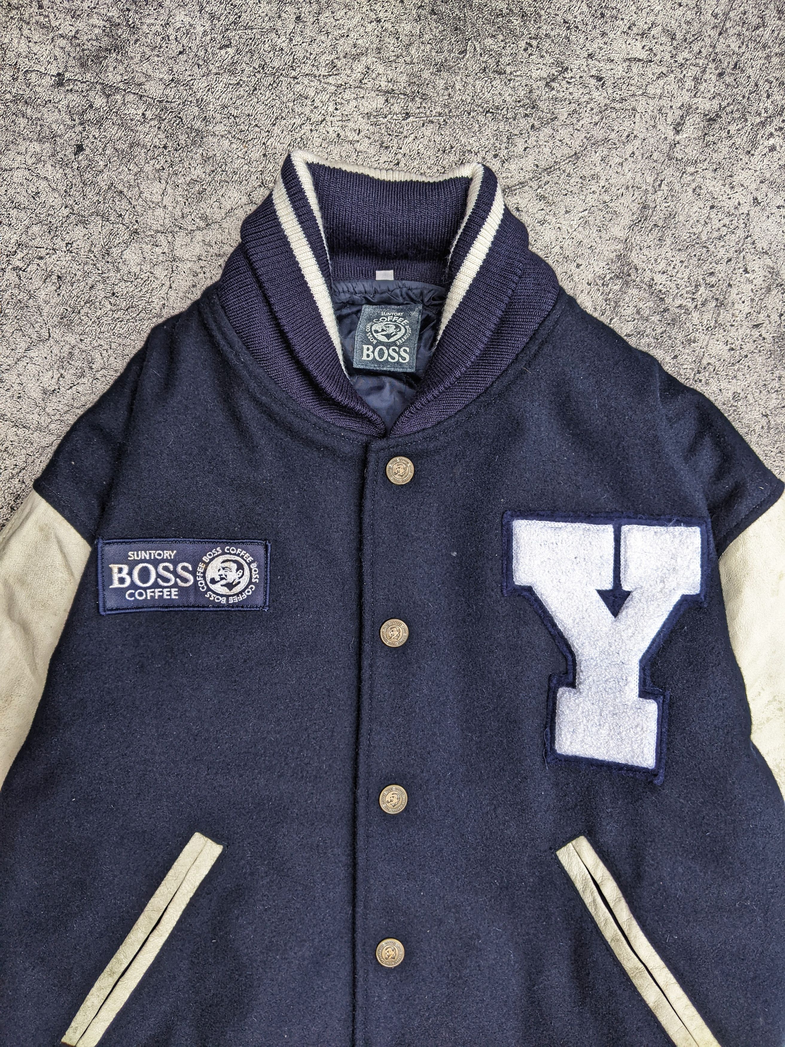 Japanese Brand Suntory Boss Coffee Vintage Varsity Jacket Size US M / EU 48-50 / 2 - 2 Thumbnail