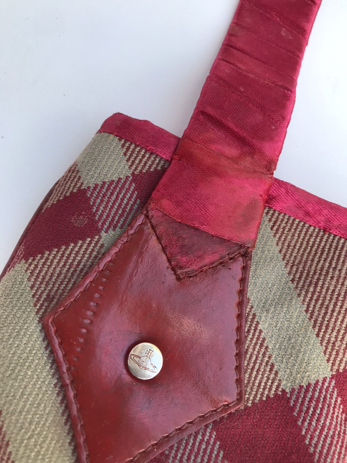 Vintage Vivienne Westwood Bag Tartan Size ONE SIZE - 5 Thumbnail