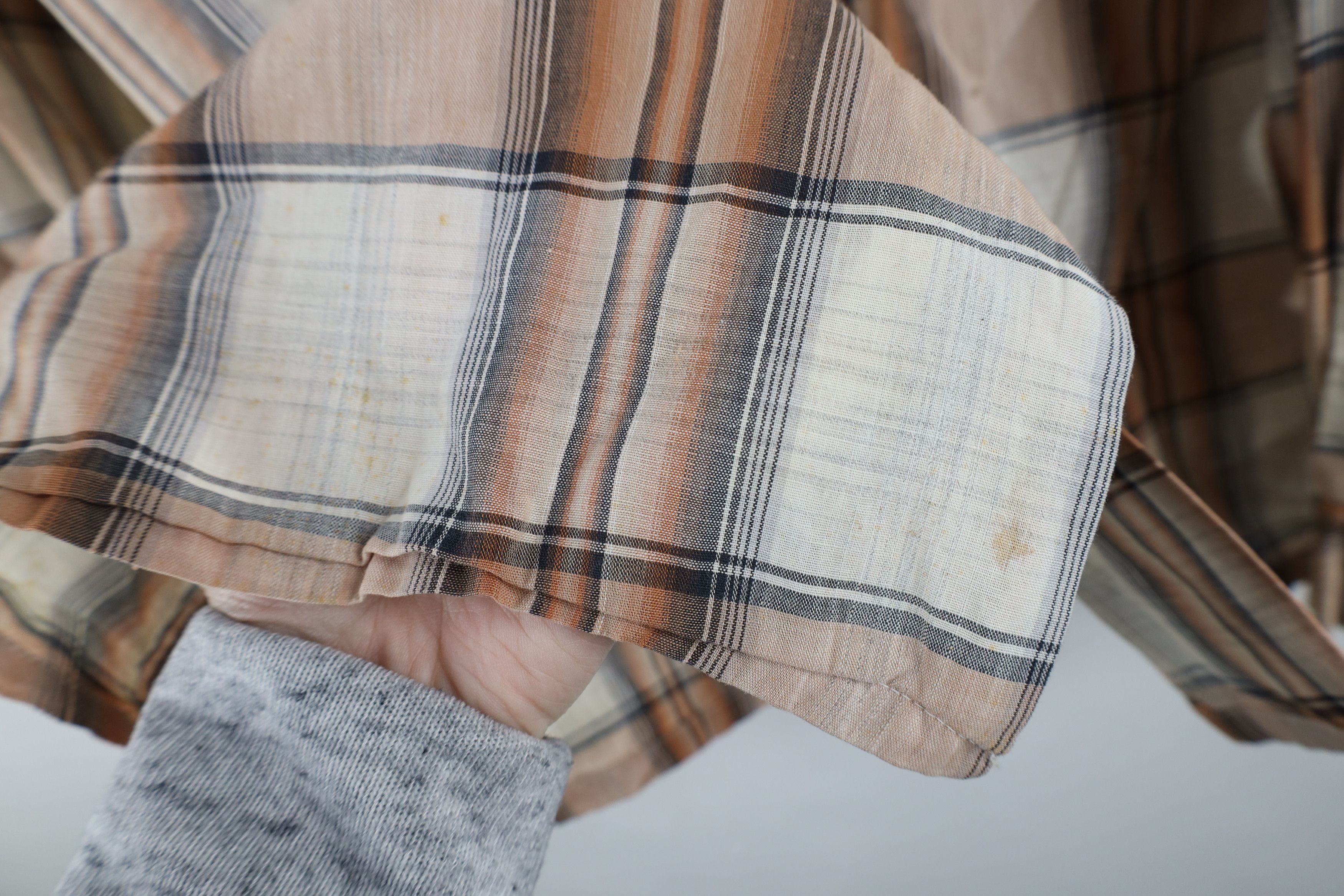 Vintage Vintage 50s 60s Streetwear Camp Collar Button Shirt Plaid Size US L / EU 52-54 / 3 - 6 Thumbnail